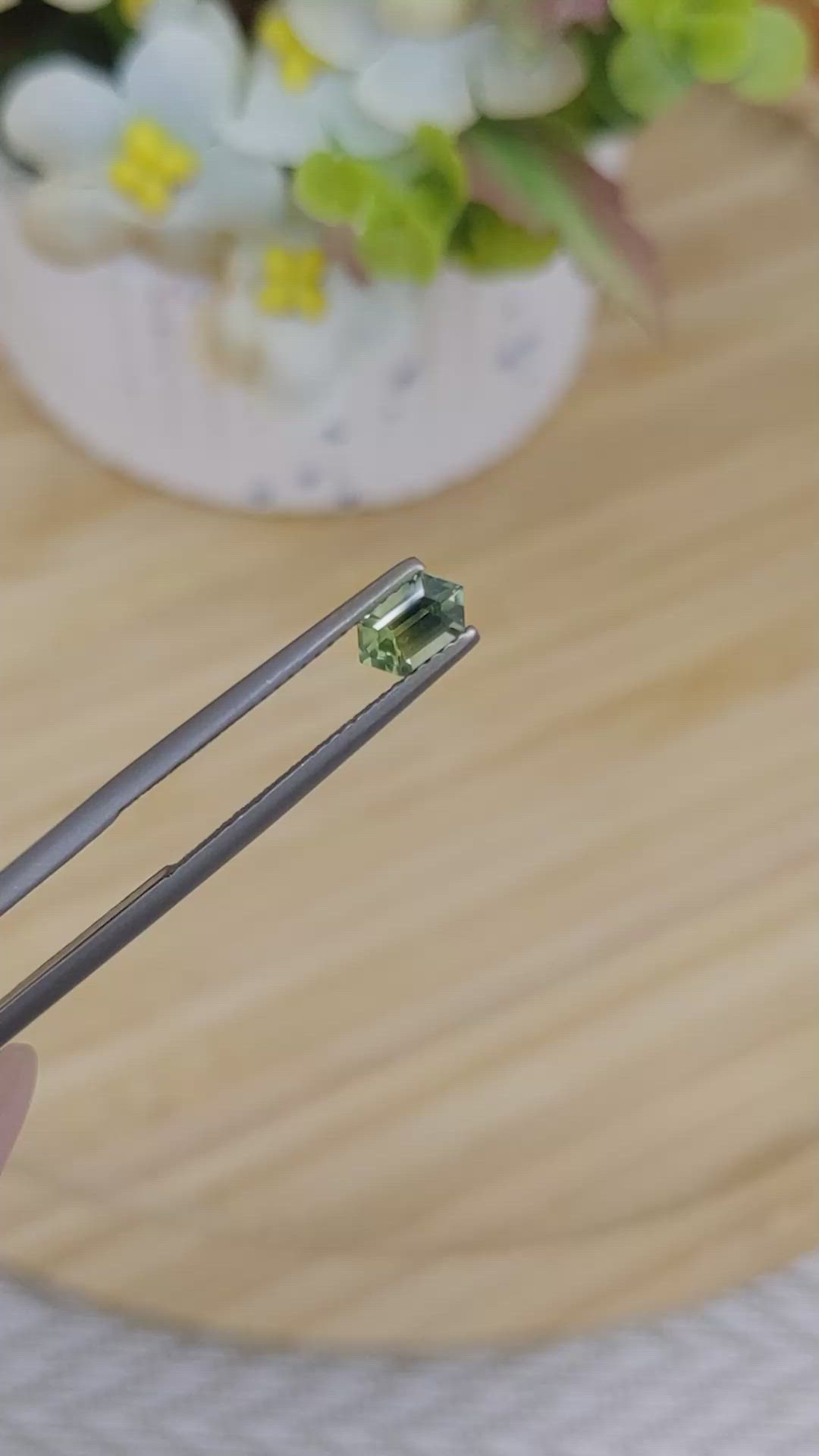 0.68 Ct. Bi Color Sapphire from Madagascar Size Video