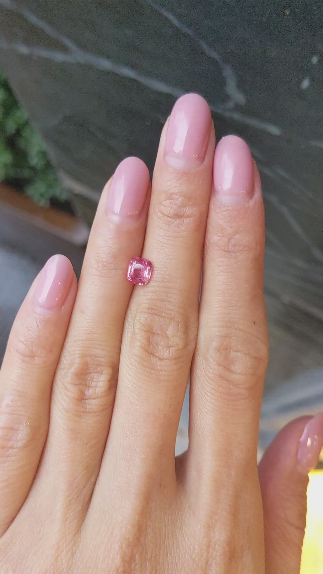 1.27 Ct. Padparadscha Sapphire from Madagascar Size Video