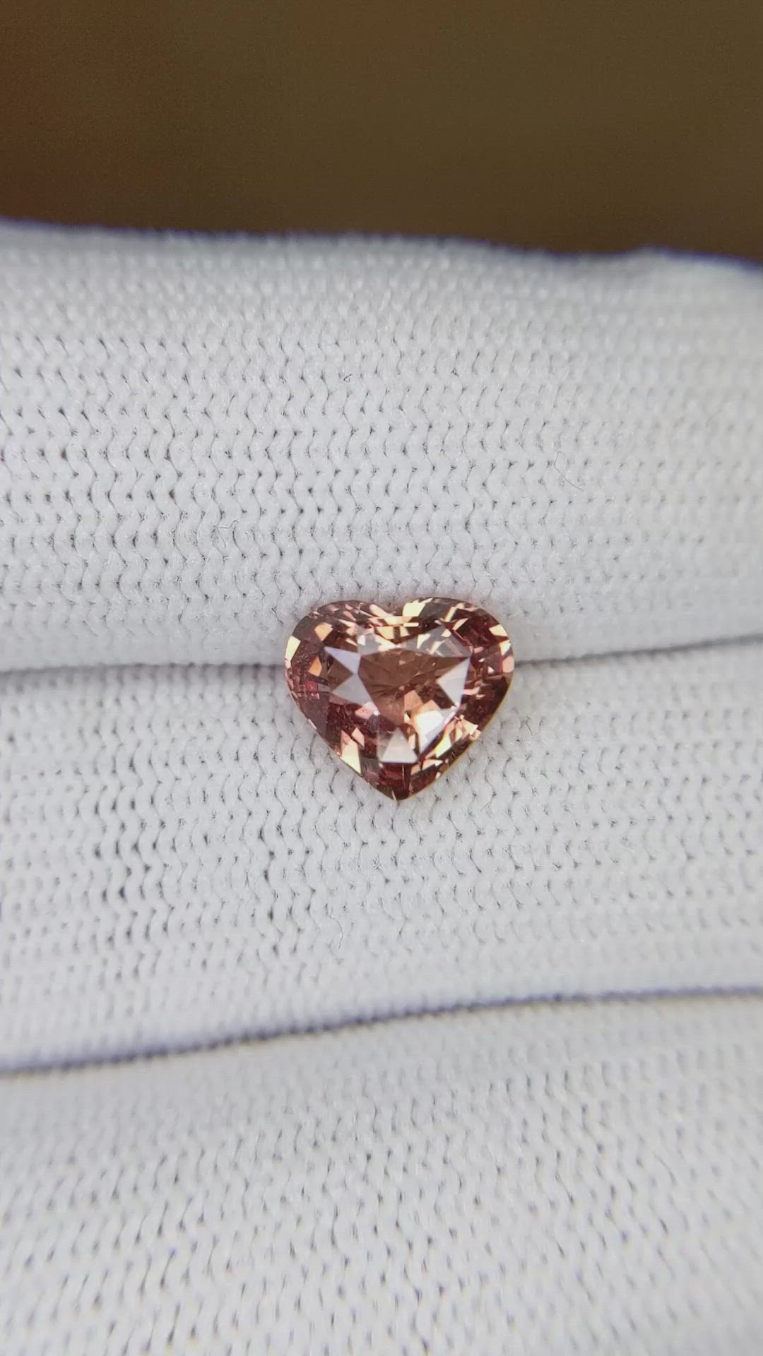 2.12 Ct. Padparadscha Sapphire from Madagascar Size Video
