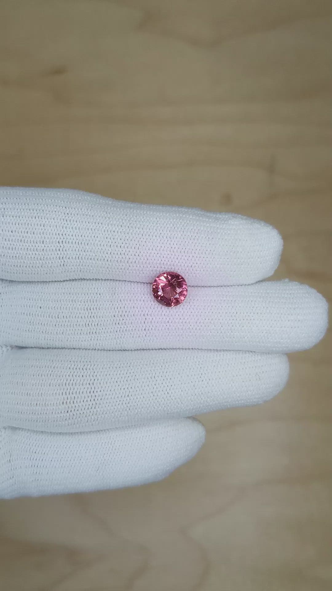 2.26 Ct. Pink Sapphire from Madagascar Size Video
