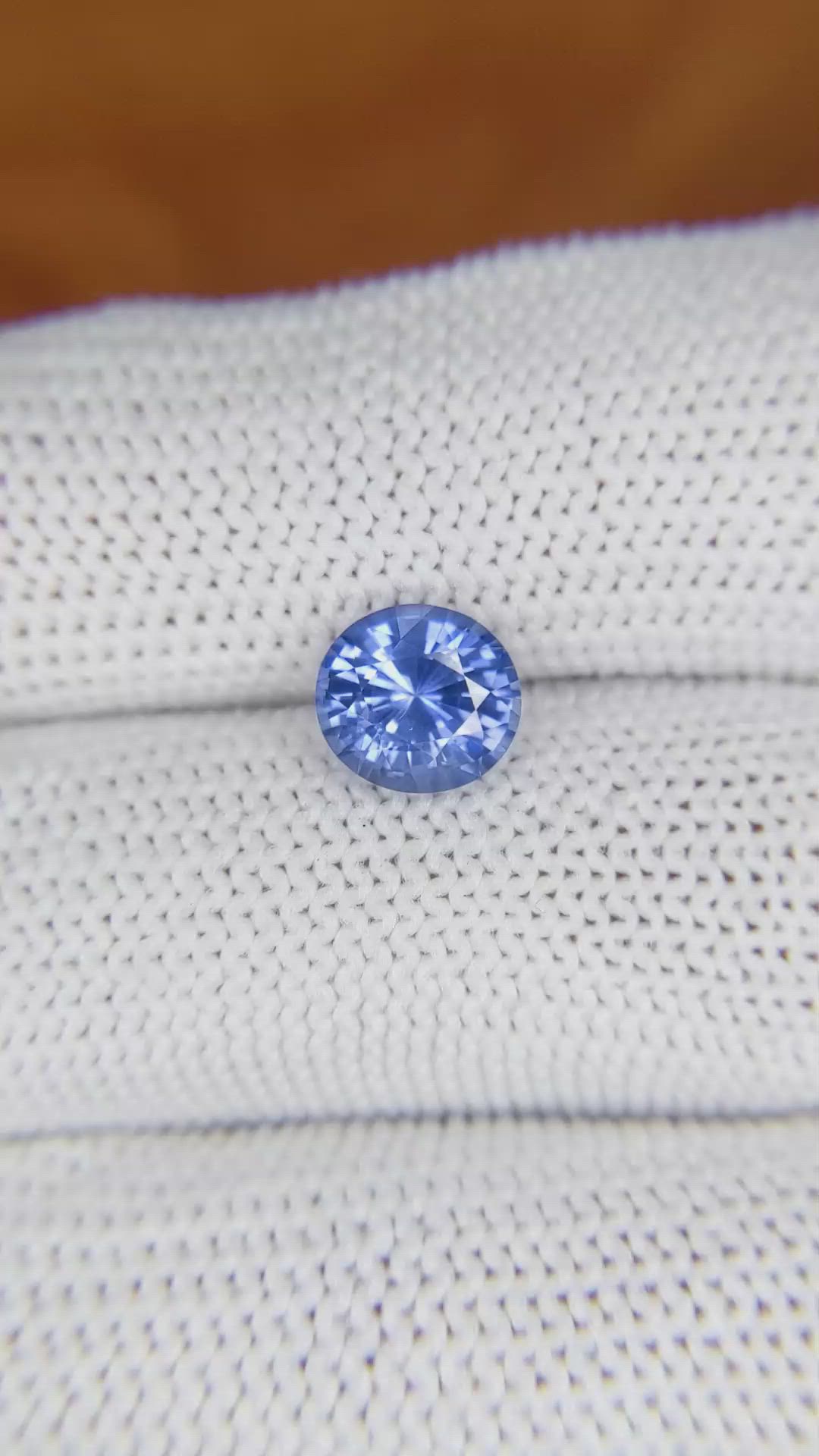 2.09 Ct. Blue Sapphire from Ceylon (Sri Lanka) Size Video