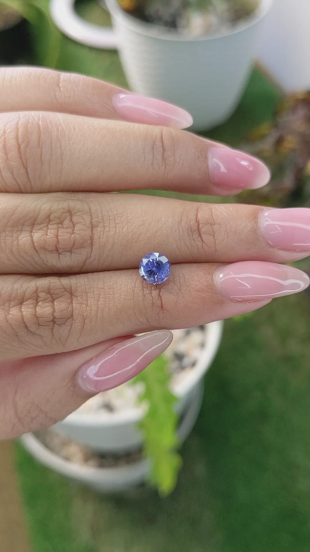 1.20 Ct. Blue Sapphire from Ceylon (Sri Lanka) Size Video