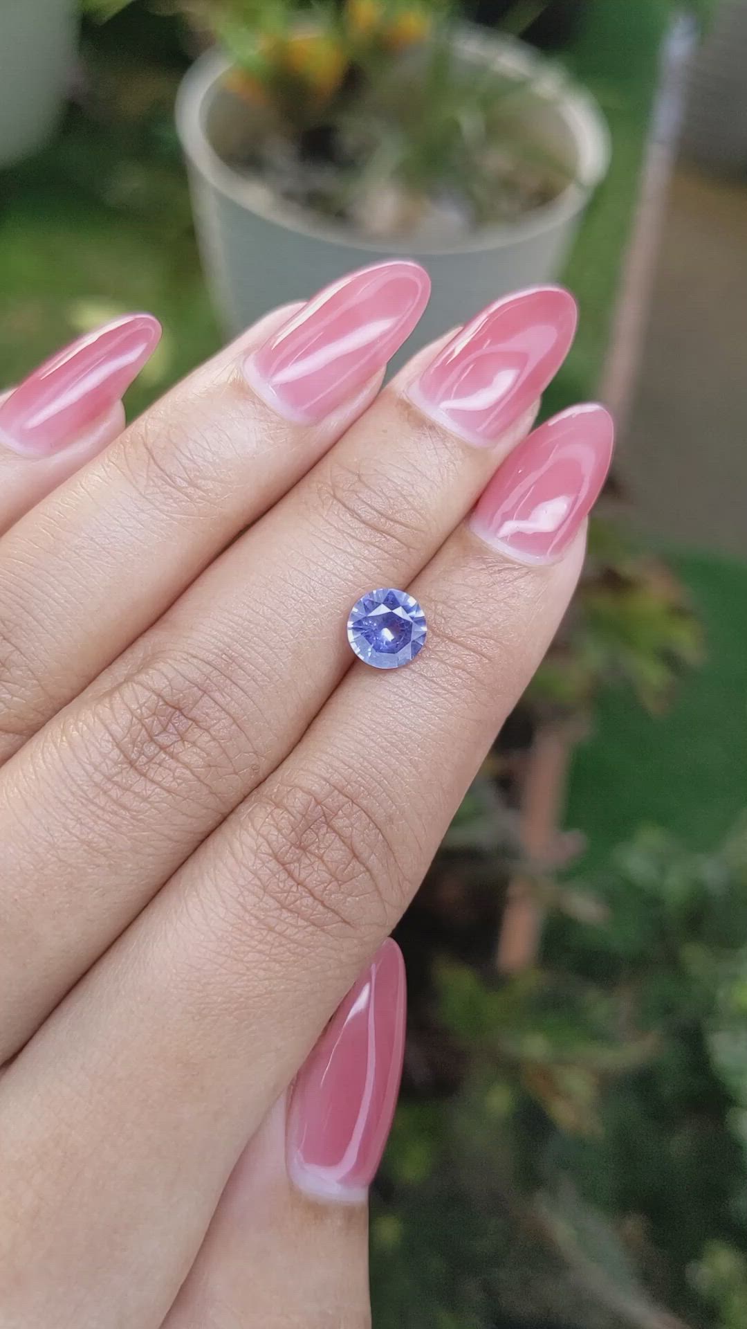 1.64 Ct. Blue Sapphire from Ceylon (Sri Lanka) Size Video