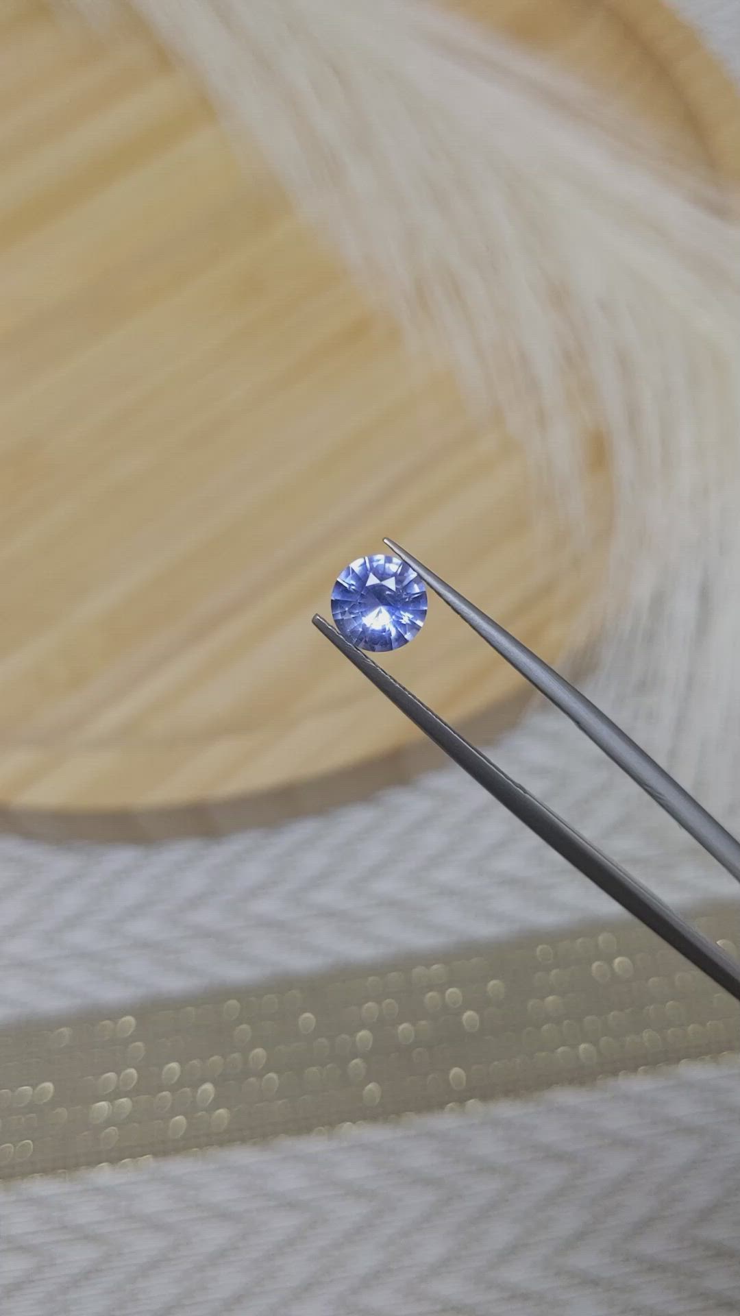 1.64 Ct. Blue Sapphire from Ceylon (Sri Lanka) Size Video