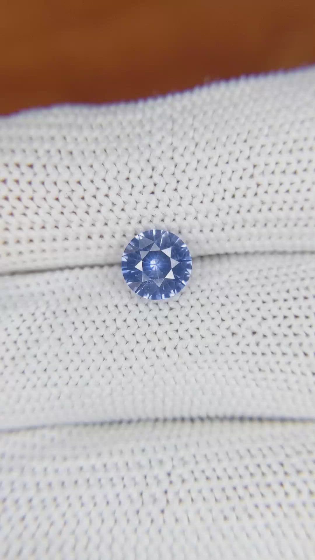 1.64 Ct. Blue Sapphire from Ceylon (Sri Lanka) Size Video