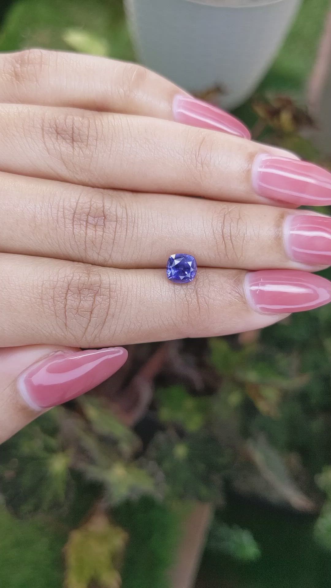 1.42 Ct. Blue Sapphire from Ceylon (Sri Lanka) Size Video