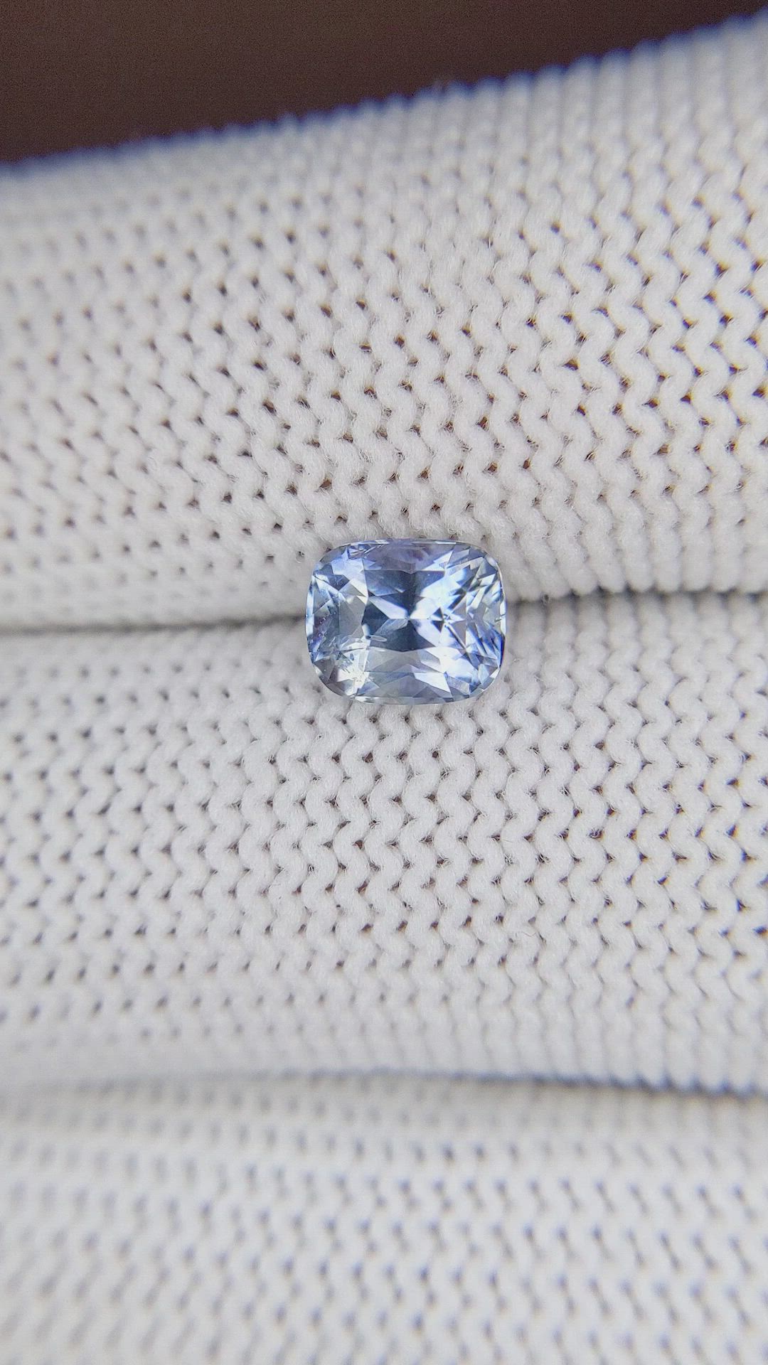 1.55 Ct. Blue Sapphire from Ceylon (Sri Lanka) Size Video