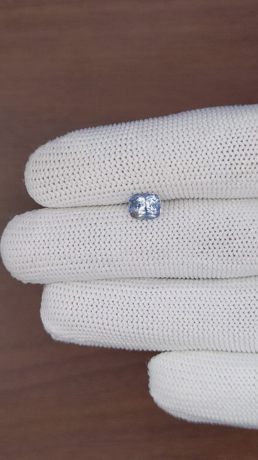 1.55 Ct. Blue Sapphire from Ceylon (Sri Lanka) Size Video