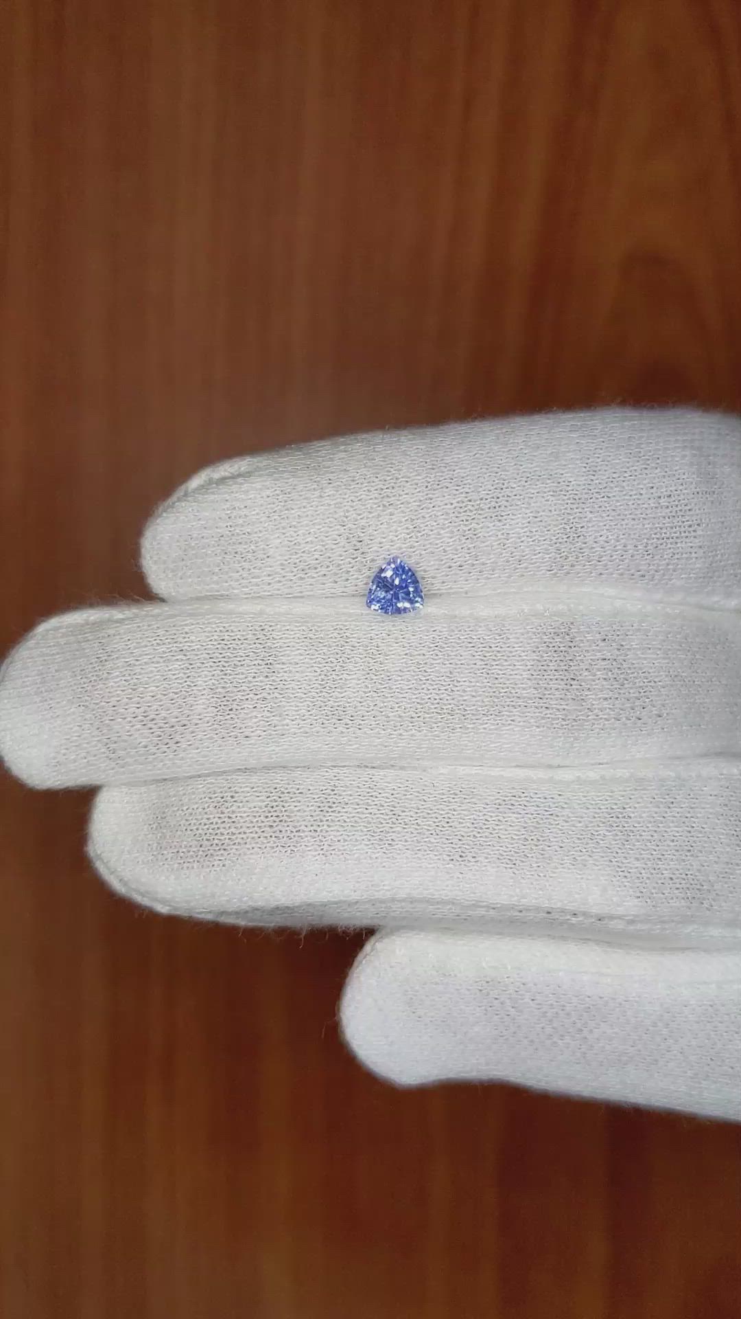 0.50 Ct. Blue Sapphire from Ceylon (Sri Lanka) Size Video