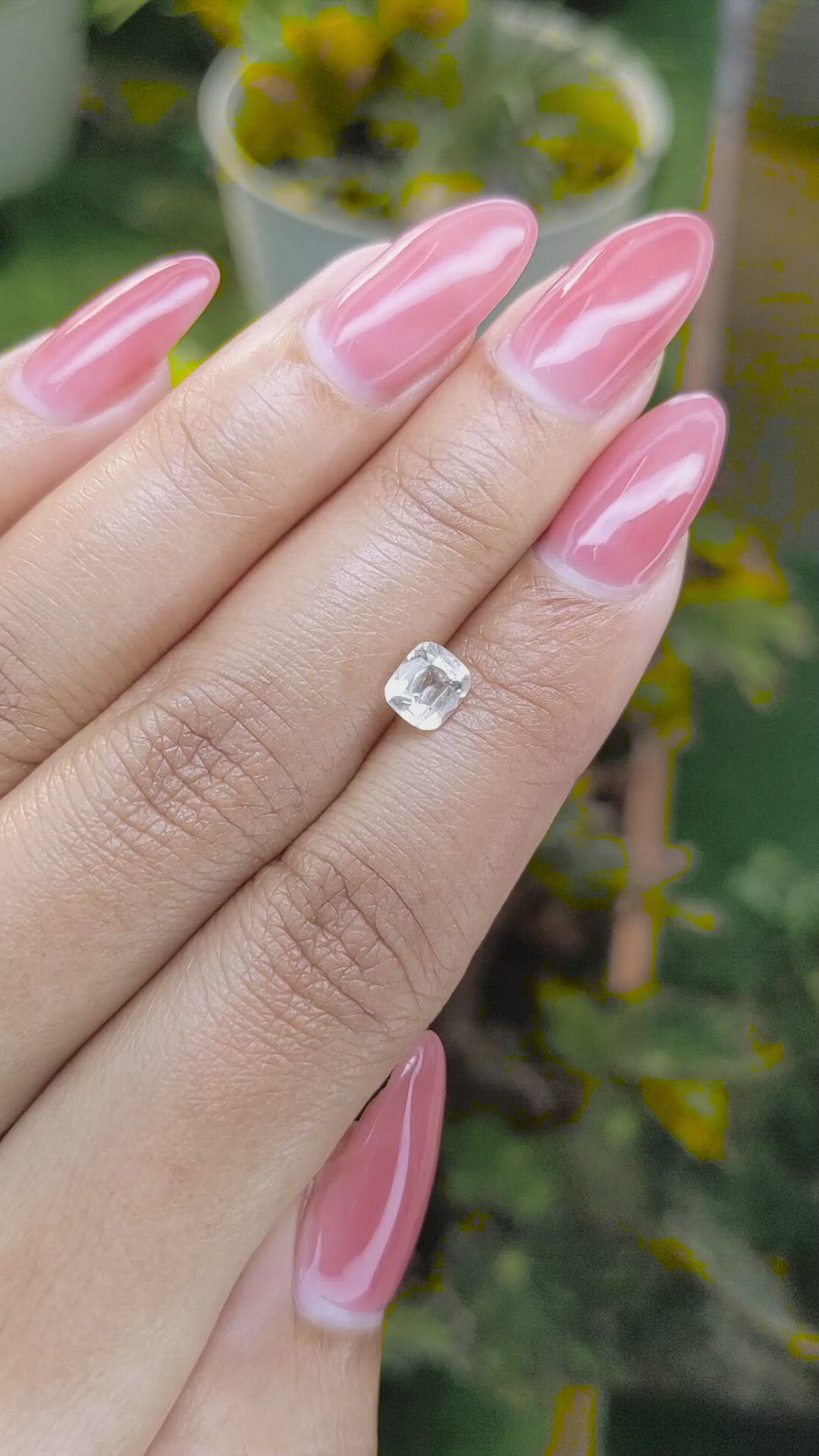 0.86 Ct. Yellow Sapphire from Ceylon (Sri Lanka) Size Video