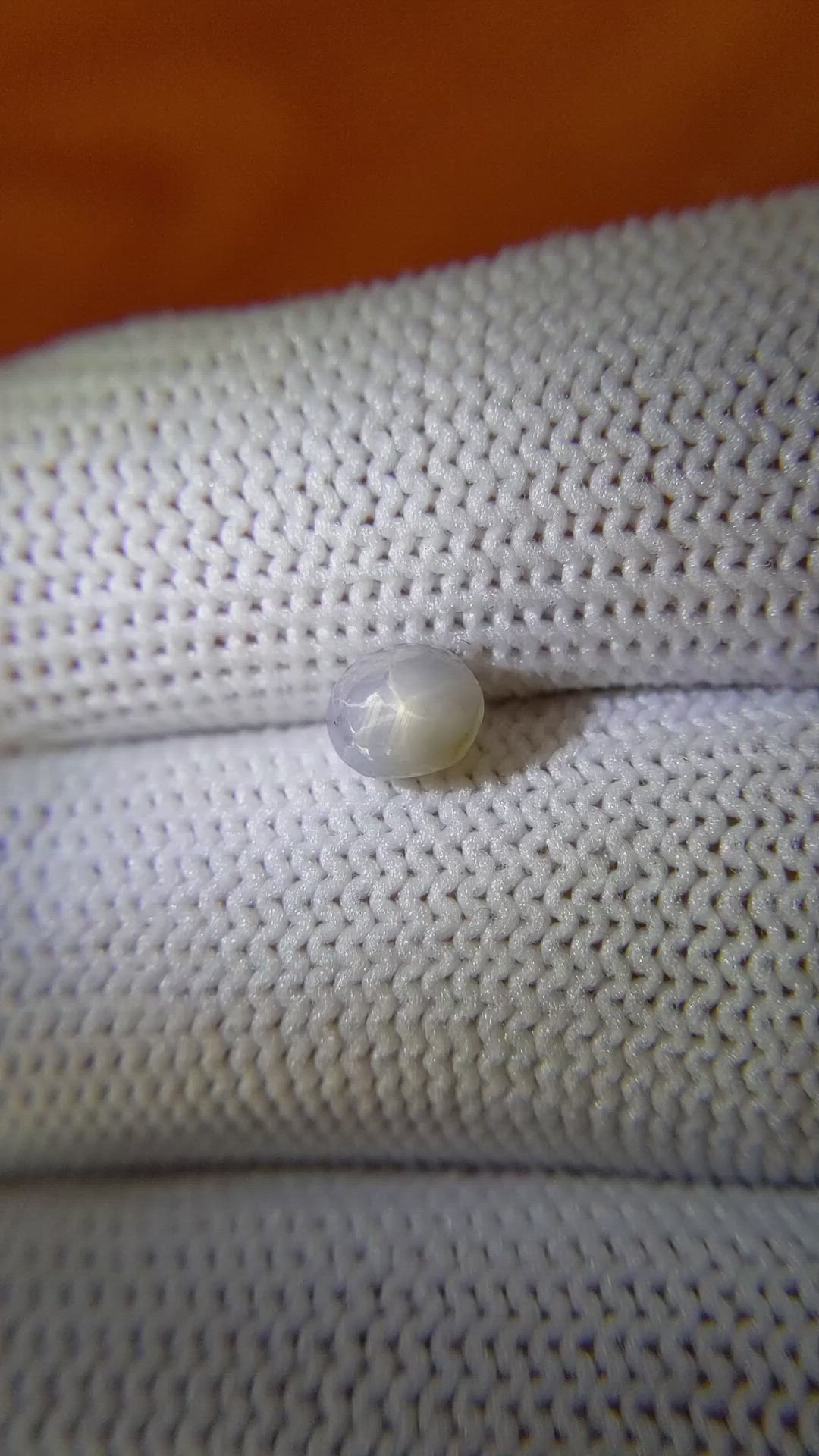 1.19 Ct. Bluish Grey Star Sapphire from Ceylon (Sri Lanka) Size Video