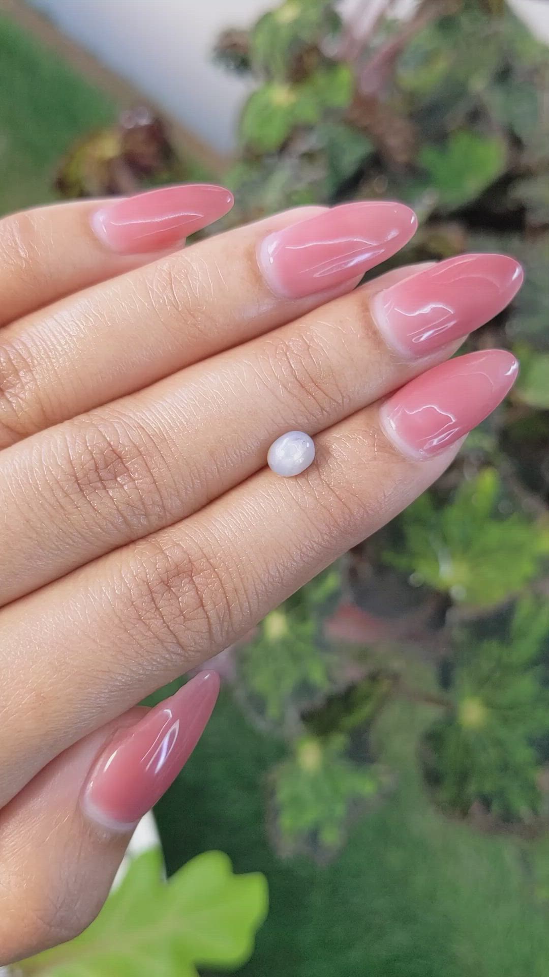 1.19 Ct. Bluish Grey Star Sapphire from Ceylon (Sri Lanka) Size Video