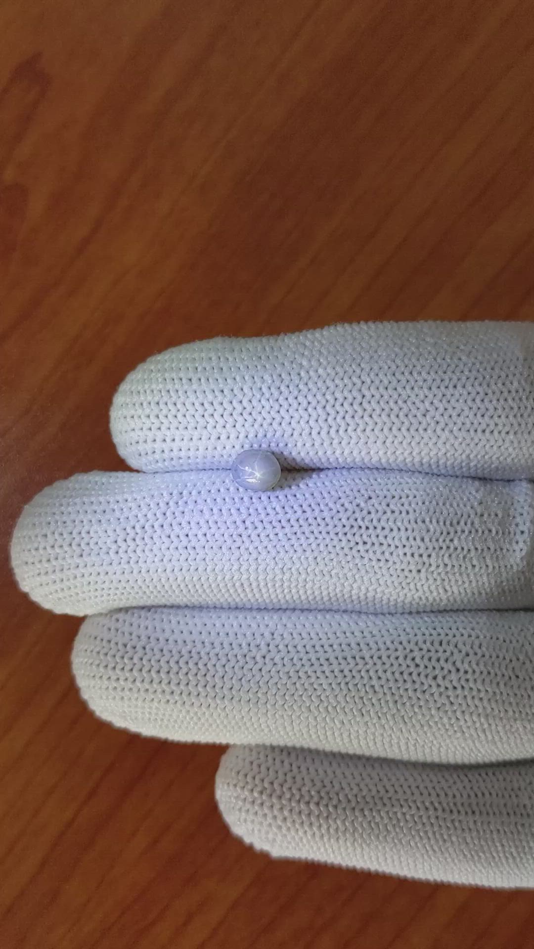 1.19 Ct. Bluish Grey Star Sapphire from Ceylon (Sri Lanka) Size Video