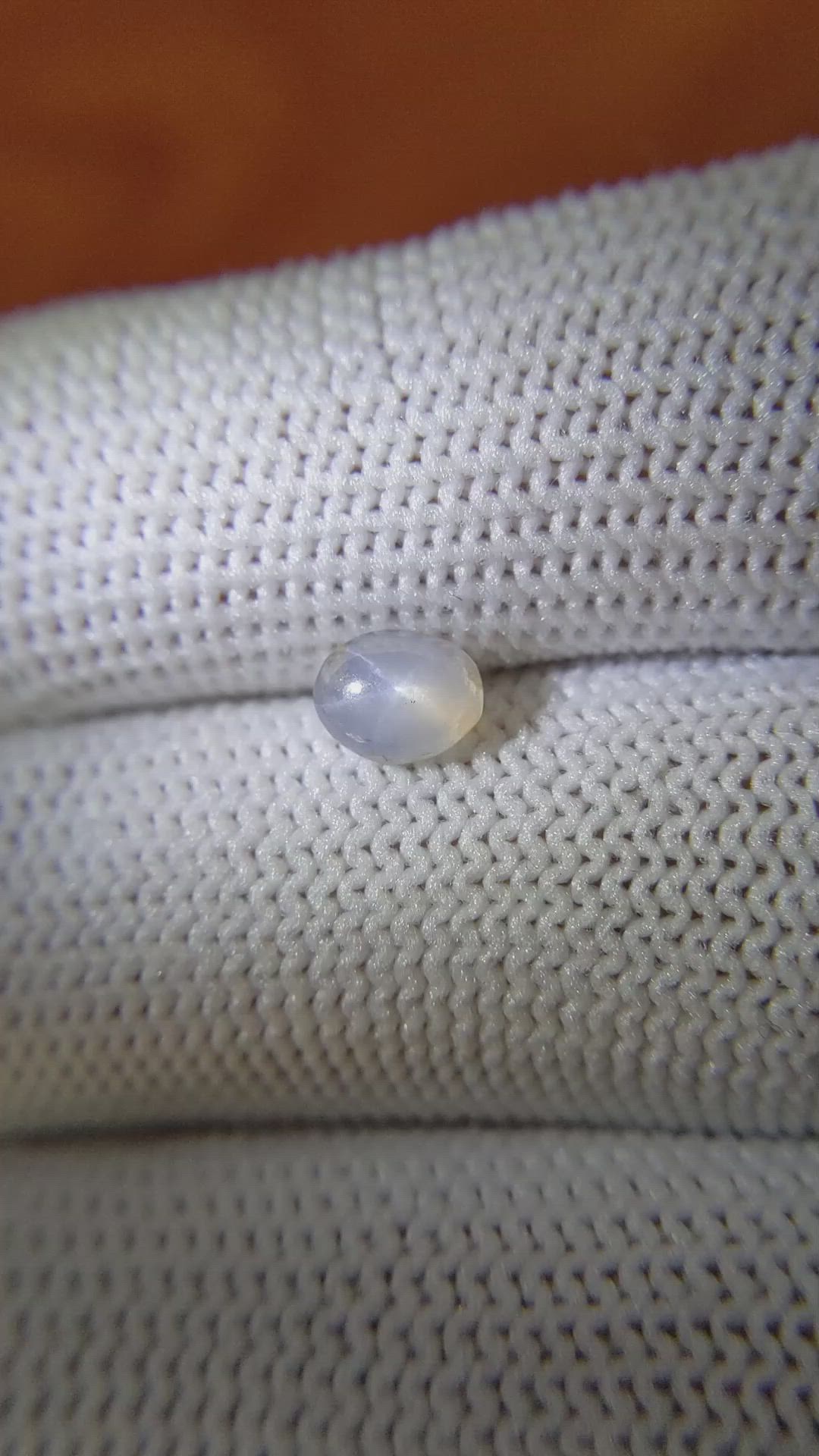 1.04 Ct. Greyish Blue Star Sapphire from Ceylon (Sri Lanka) Size Video