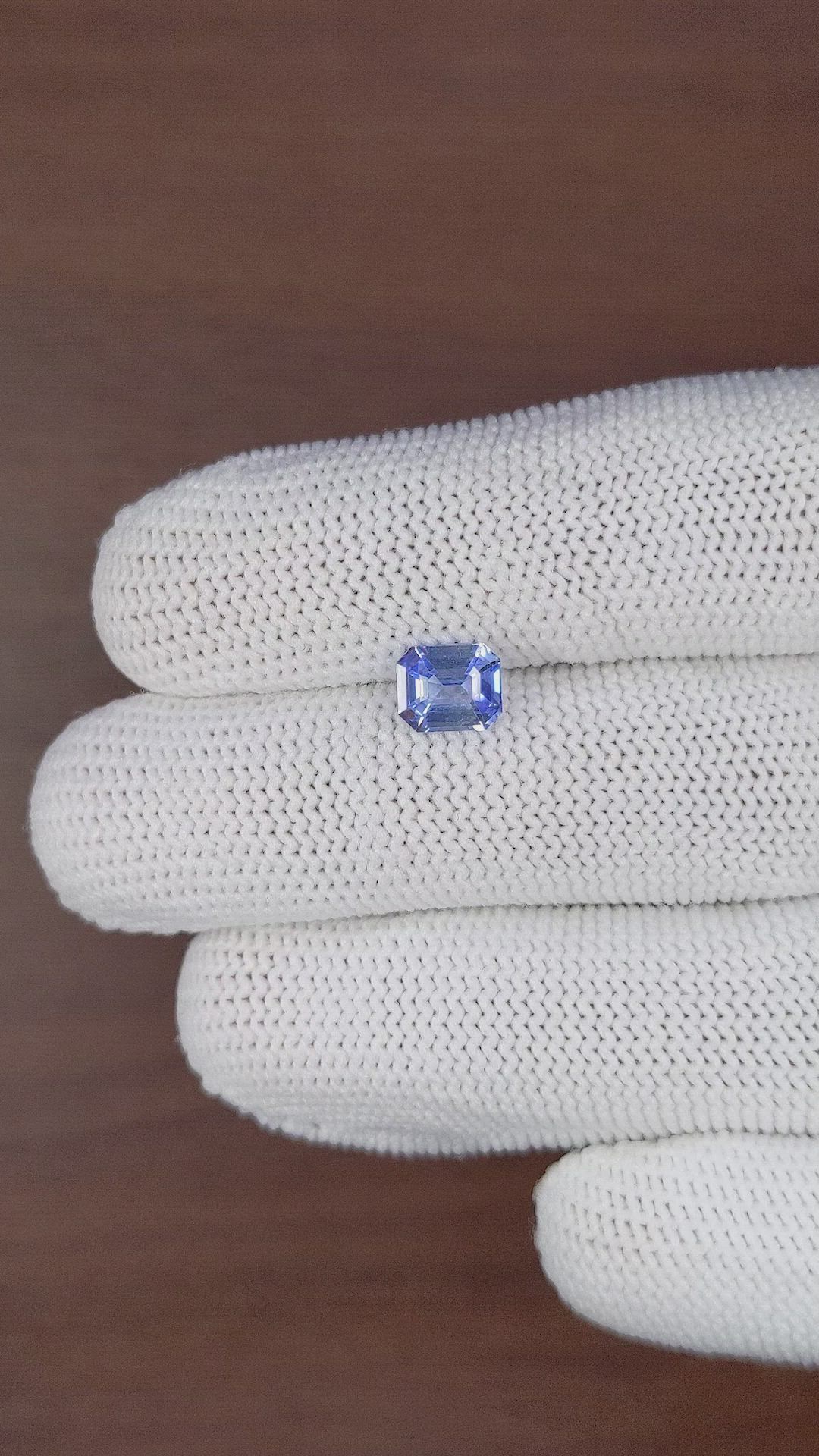 1.58 Ct. Blue Sapphire from Ceylon (Sri Lanka) Size Video