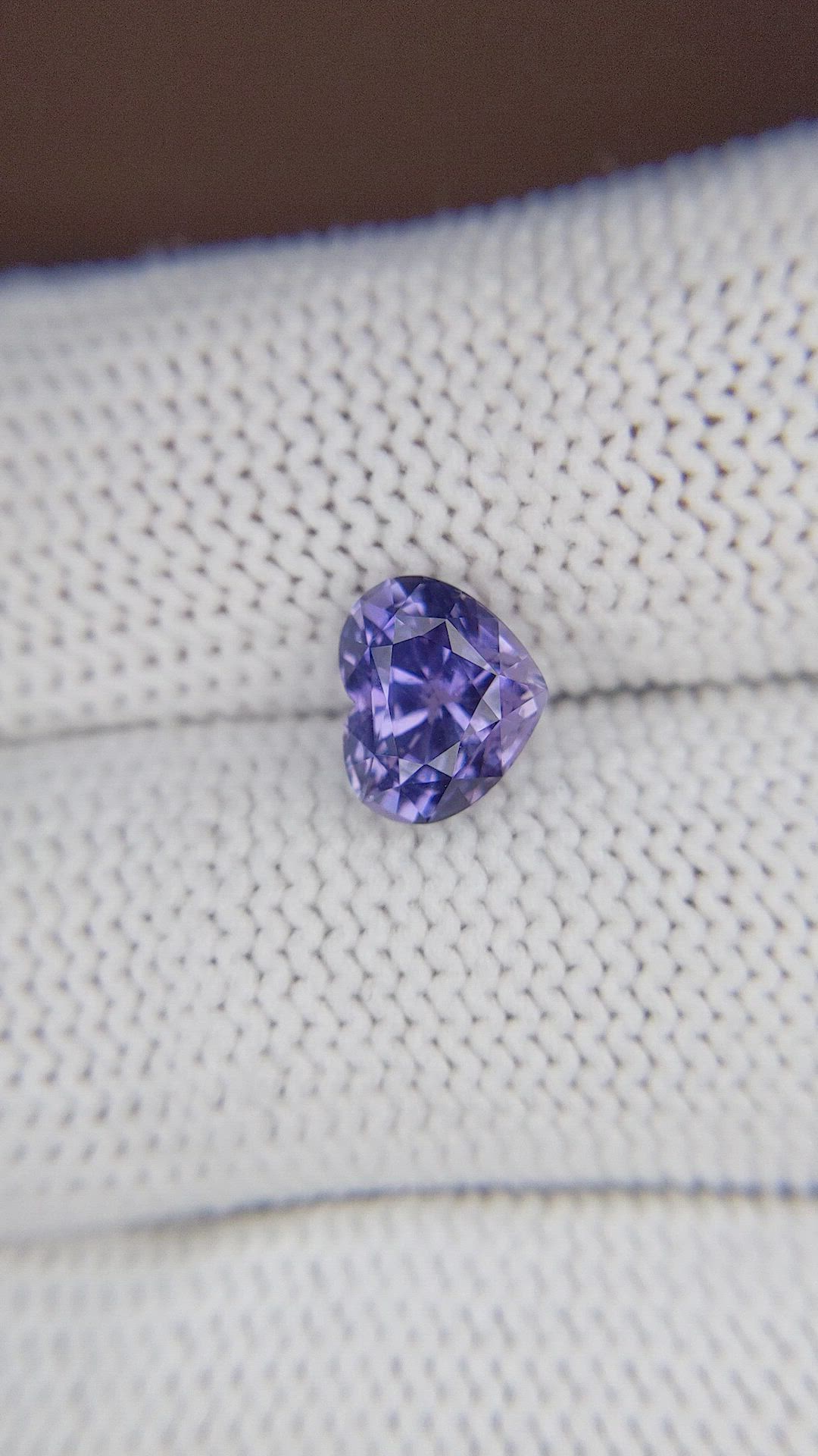 2.31 Ct. Bluish Purple Sapphire from Ceylon (Sri Lanka) Size Video