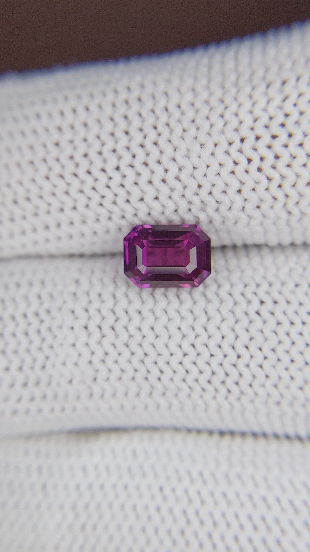 2.03 Ct. Pinkish Purple Sapphire from Ceylon (Sri Lanka) Size Video