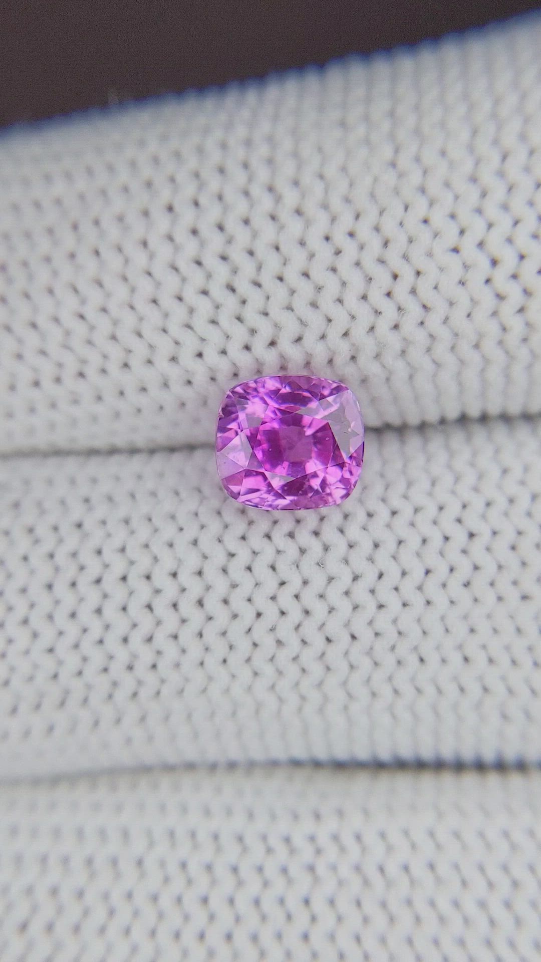 2.03 Ct. Pinkish Purple Sapphire from Ceylon (Sri Lanka) Size Video