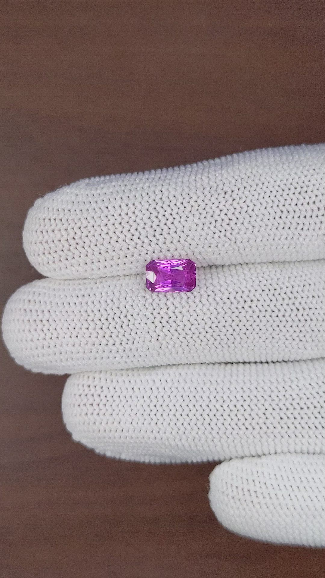 2.01 Ct. Pinkish Purple Sapphire from Ceylon (Sri Lanka) Size Video
