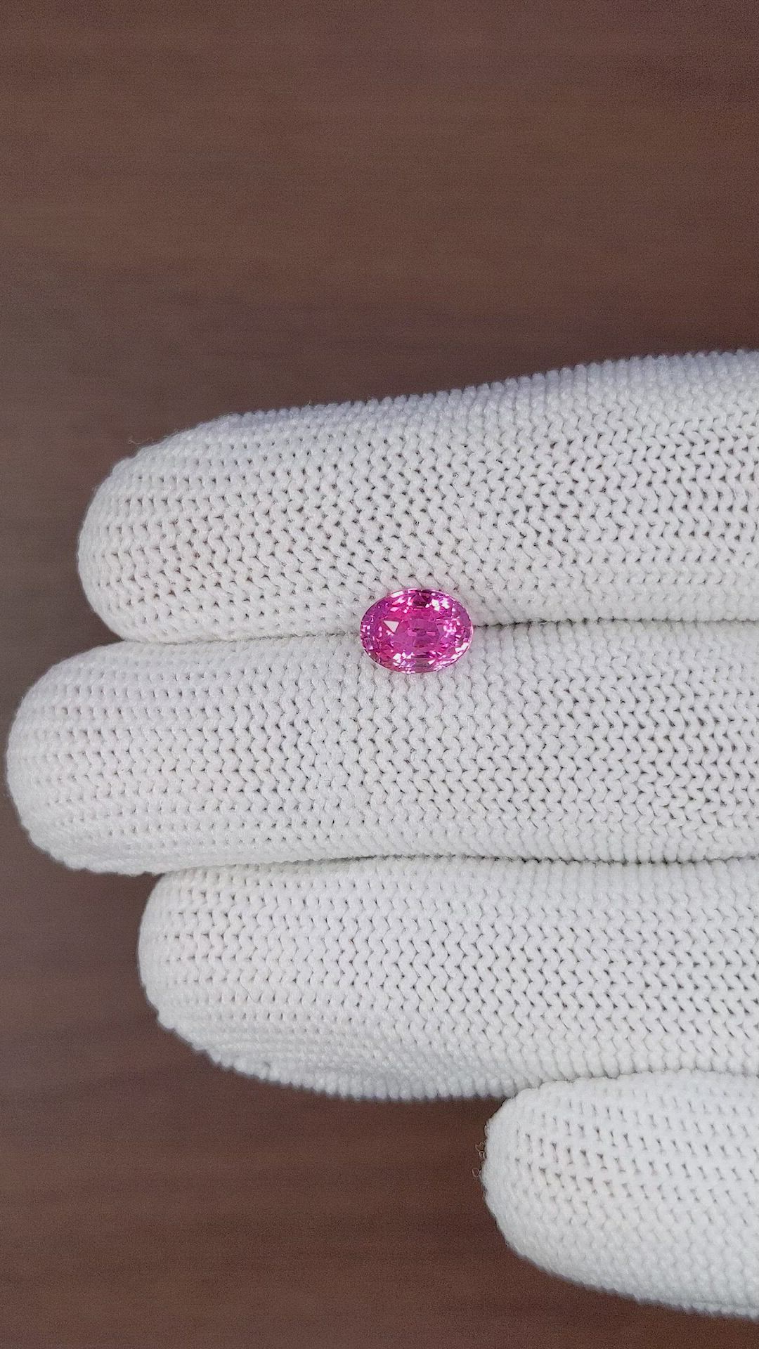 2.01 Ct. Purplish Pink Sapphire from Ceylon (Sri Lanka) Size Video