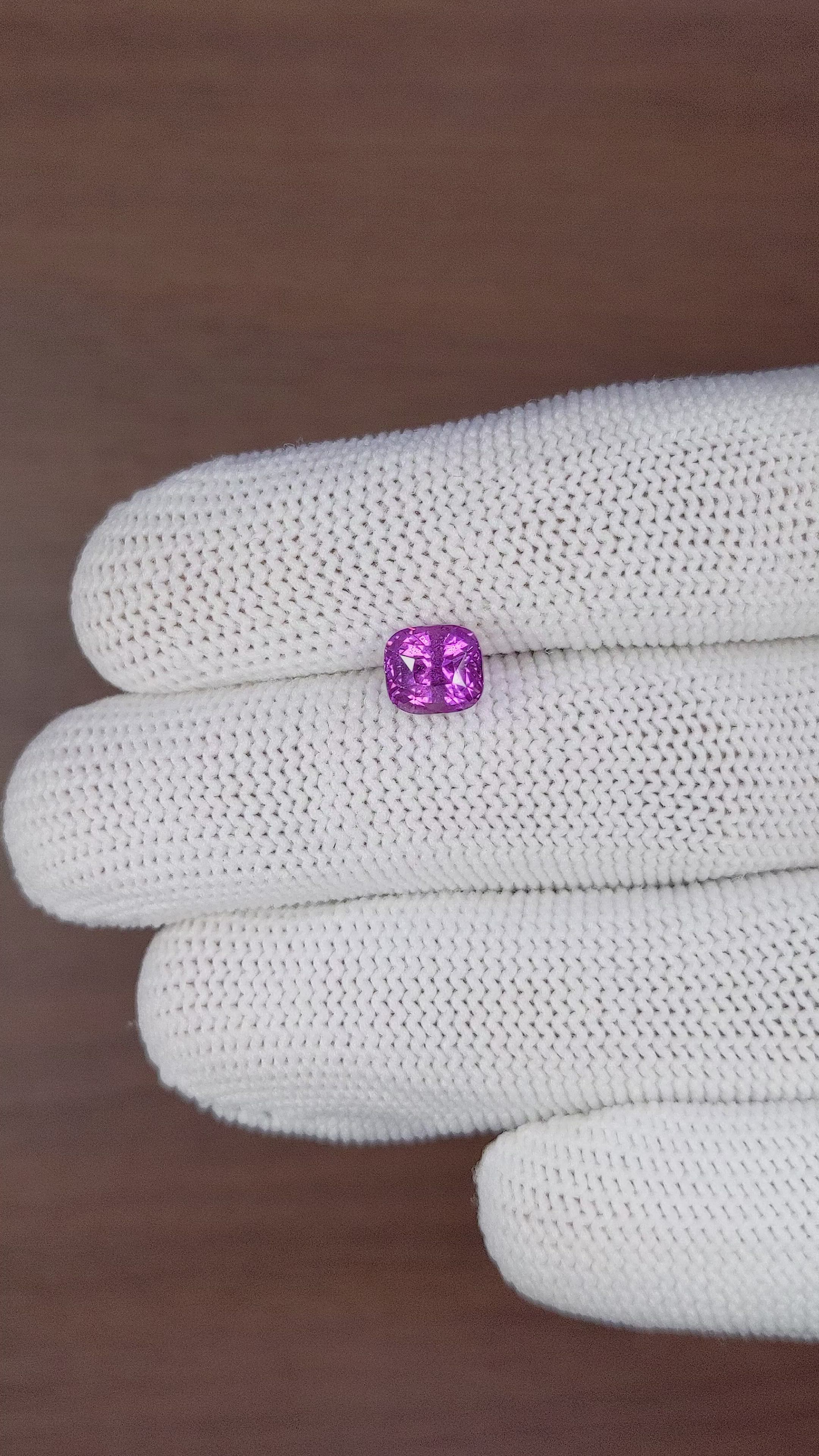 2.55 Ct. Purple Sapphire from Ceylon (Sri Lanka) Size Video