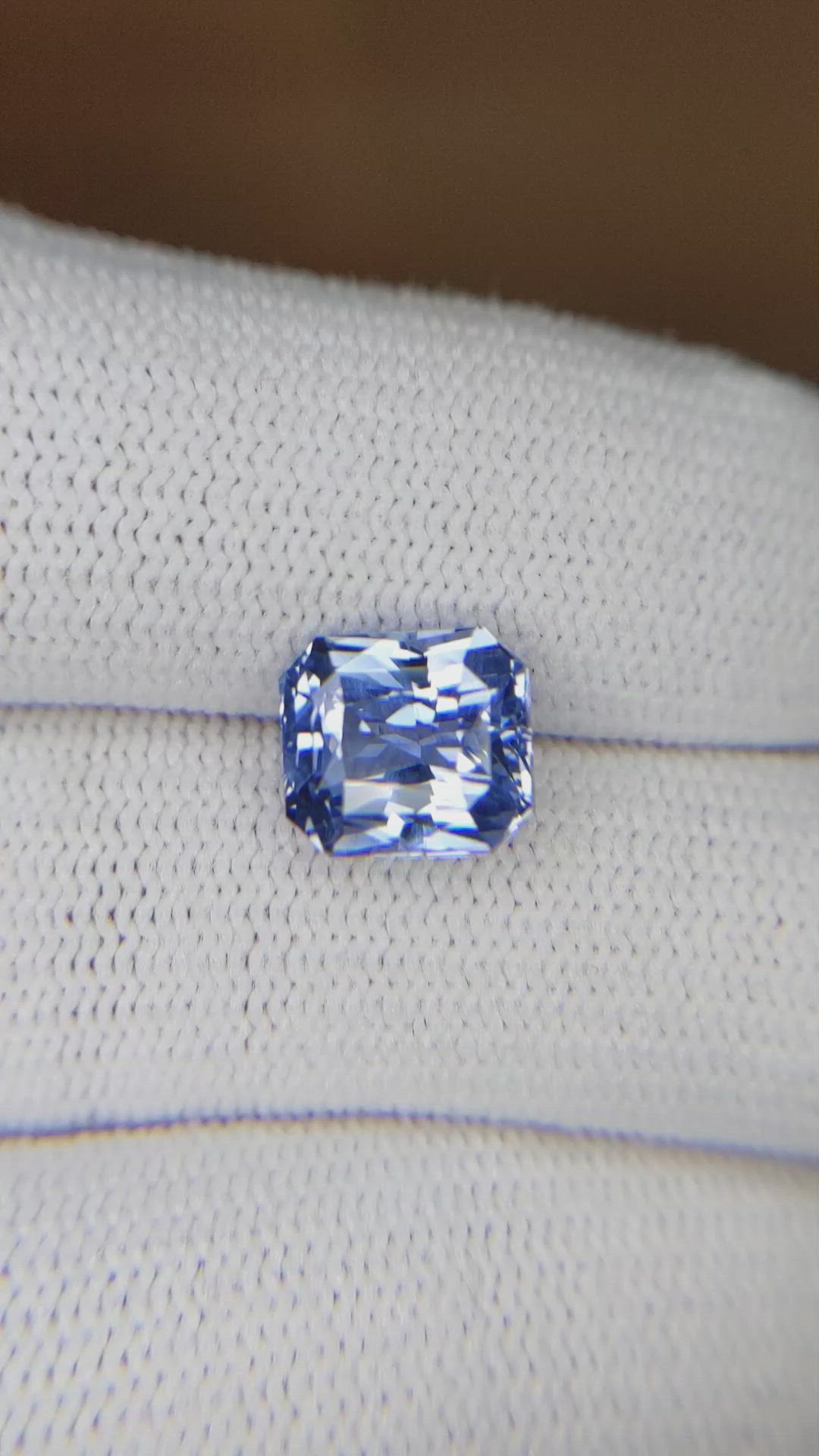 3.54 Ct. Blue Sapphire from Ceylon (Sri Lanka) Size Video