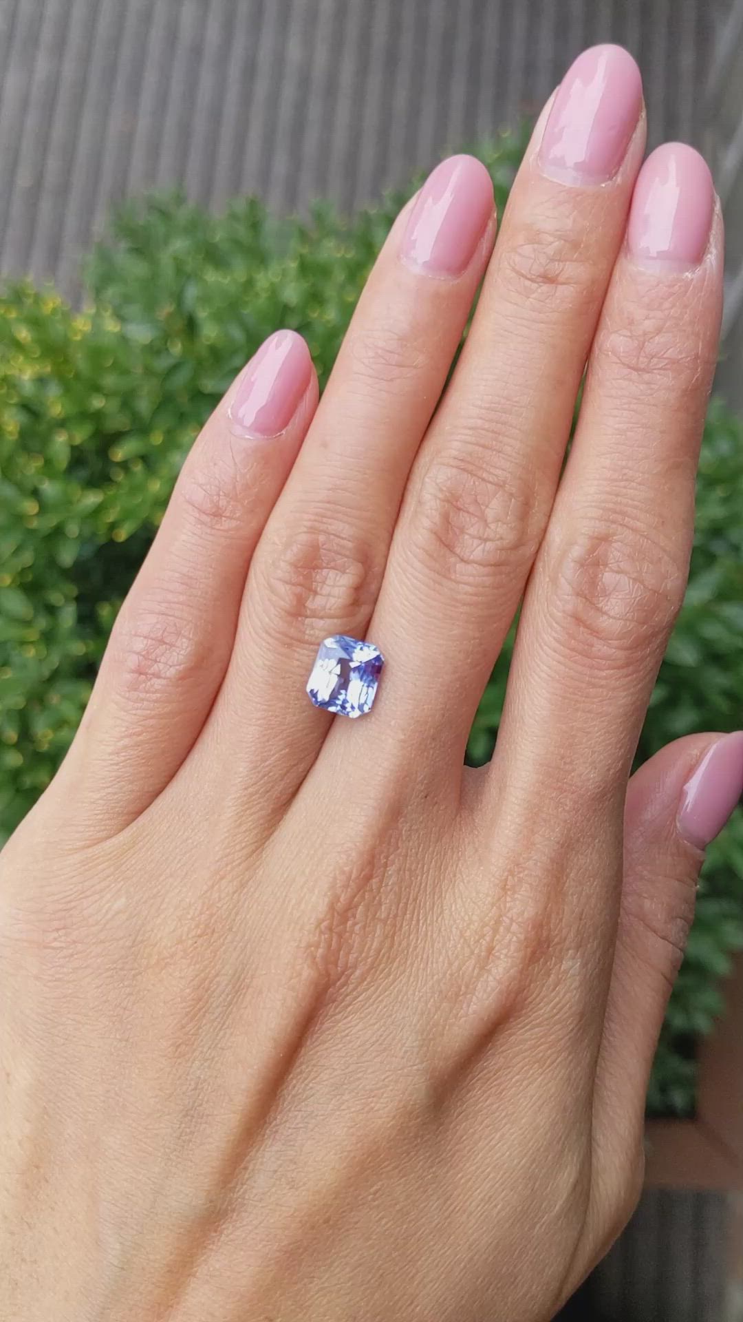 3.54 Ct. Blue Sapphire from Ceylon (Sri Lanka) Size Video