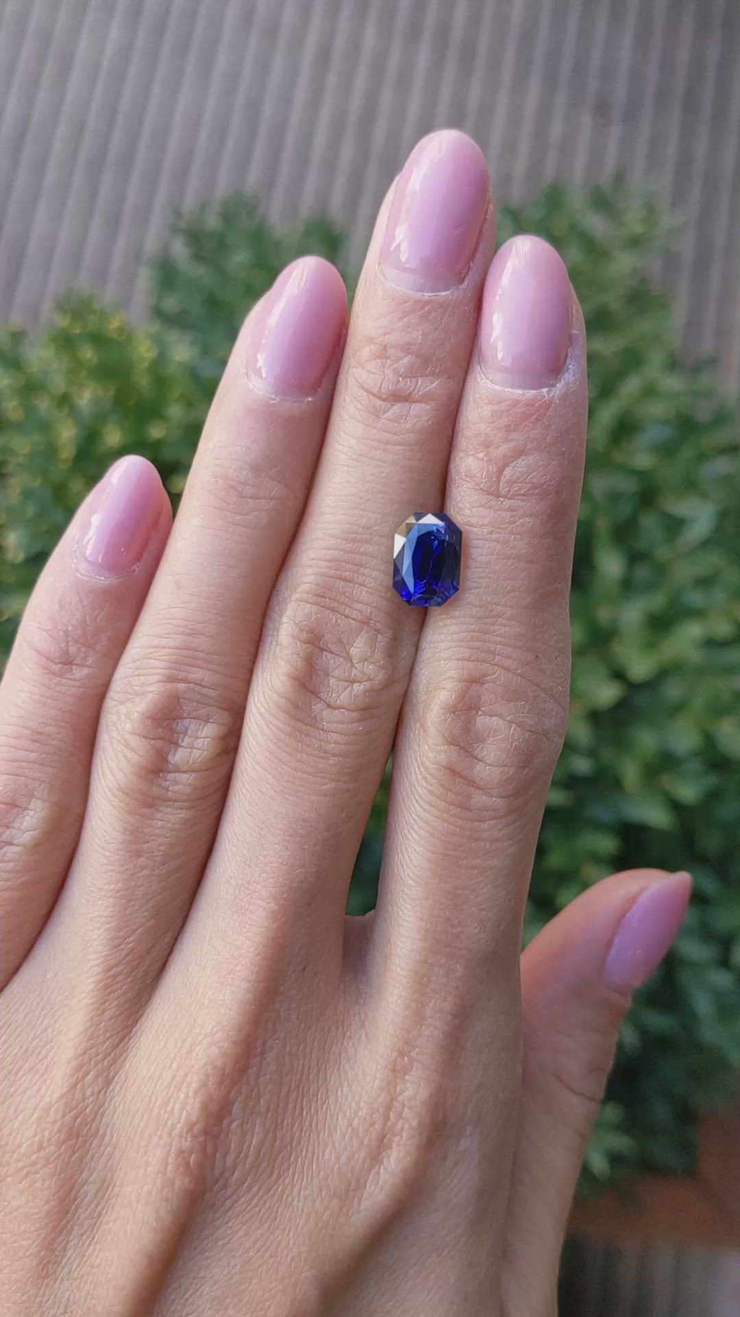 4.17 Ct. Blue Sapphire from Madagascar Size Video