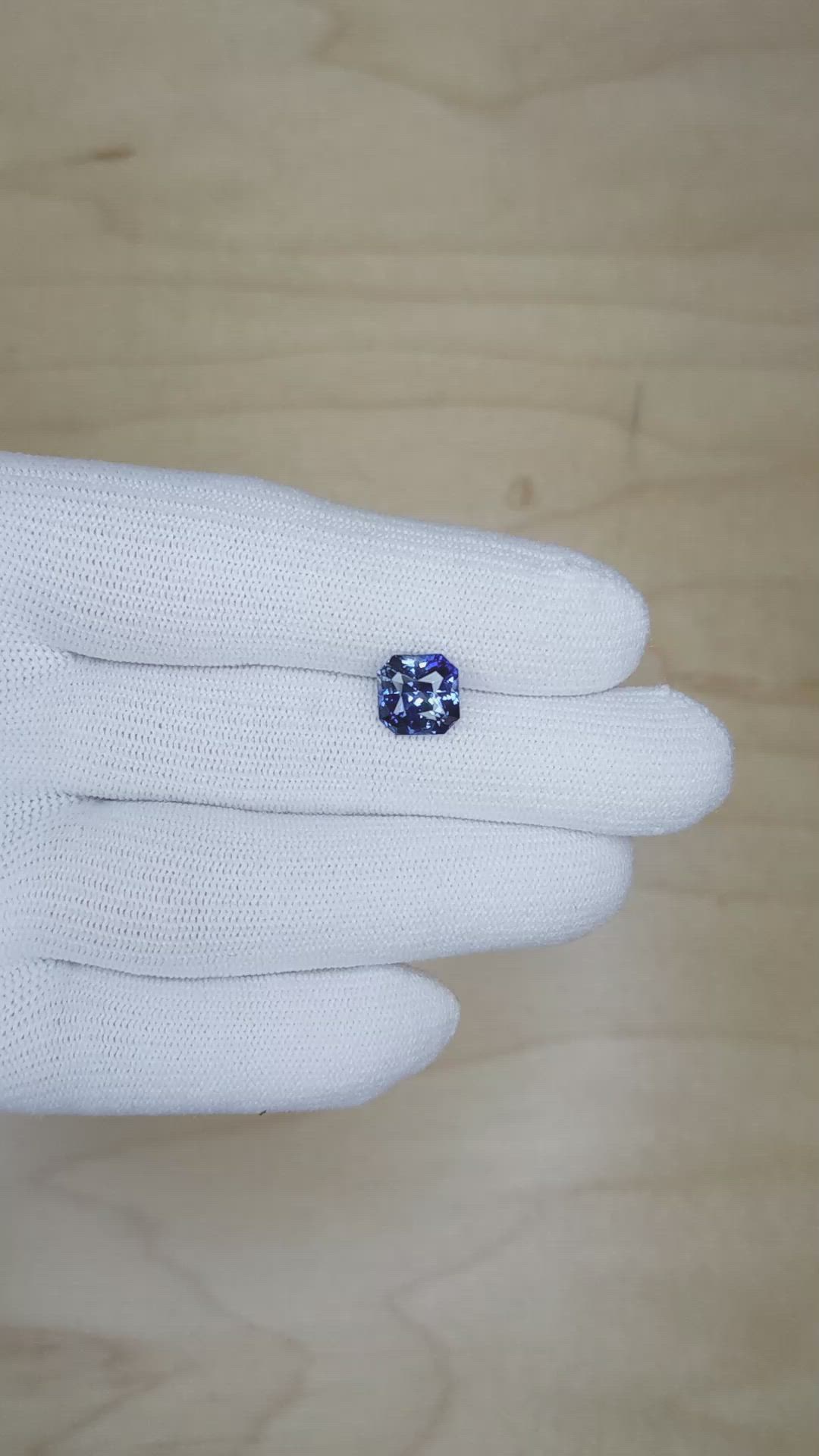 3.52 Ct. Greenish Blue Sapphire from Ceylon (Sri Lanka) Size Video