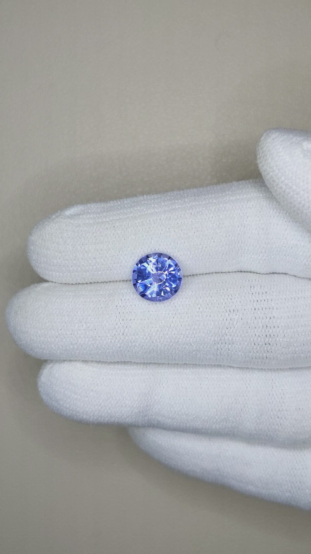 2.86 Ct. Blue Sapphire from Ceylon (Sri Lanka) Size Video