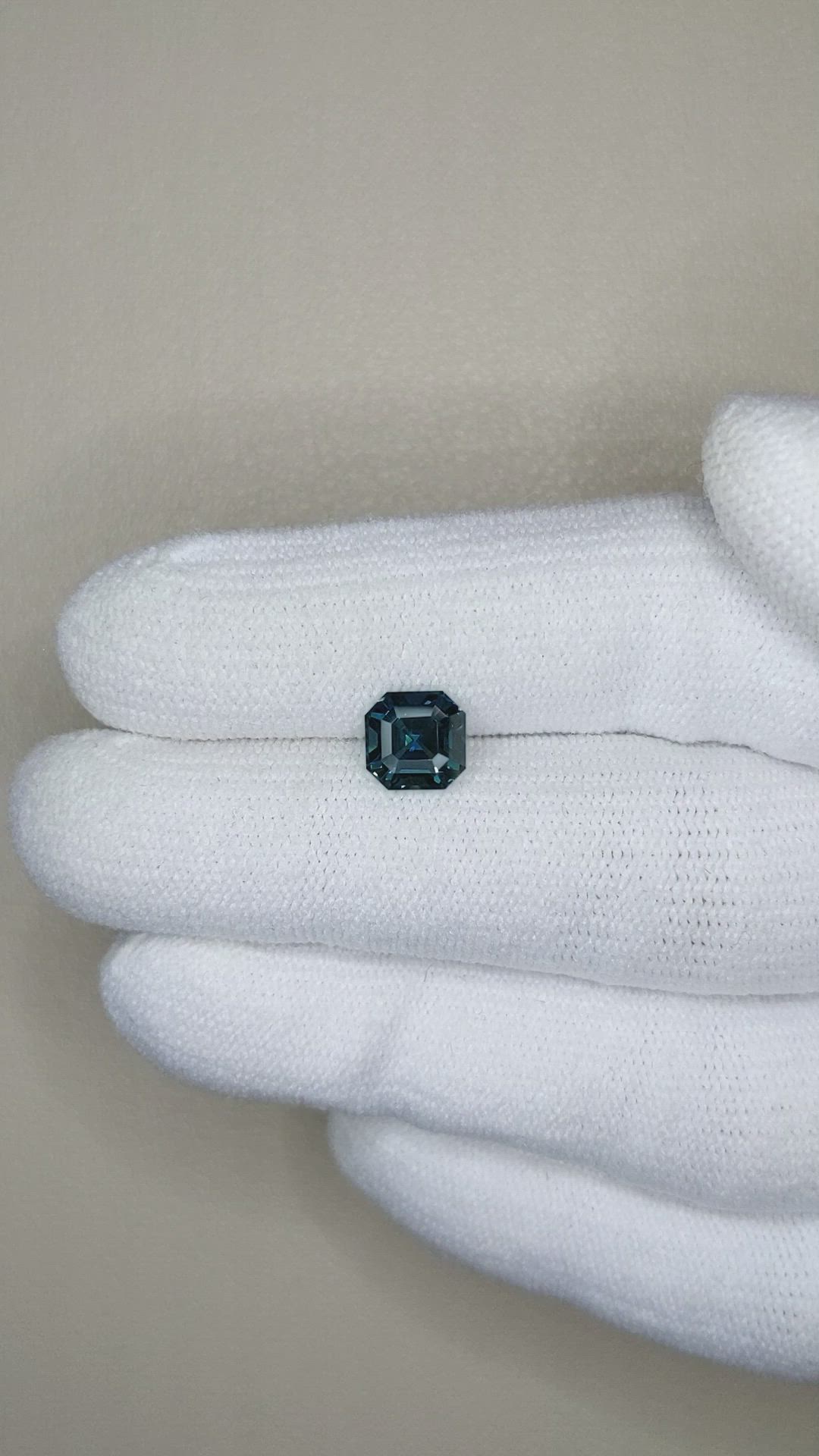 1.73 Ct. Greenish Blue Sapphire from Ceylon (Sri Lanka) Size Video
