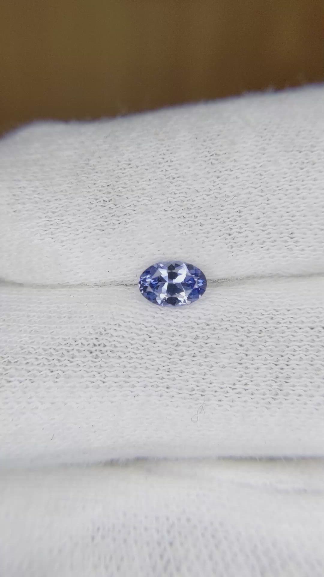 0.51 Ct. Blue Sapphire from Ceylon (Sri Lanka) Size Video