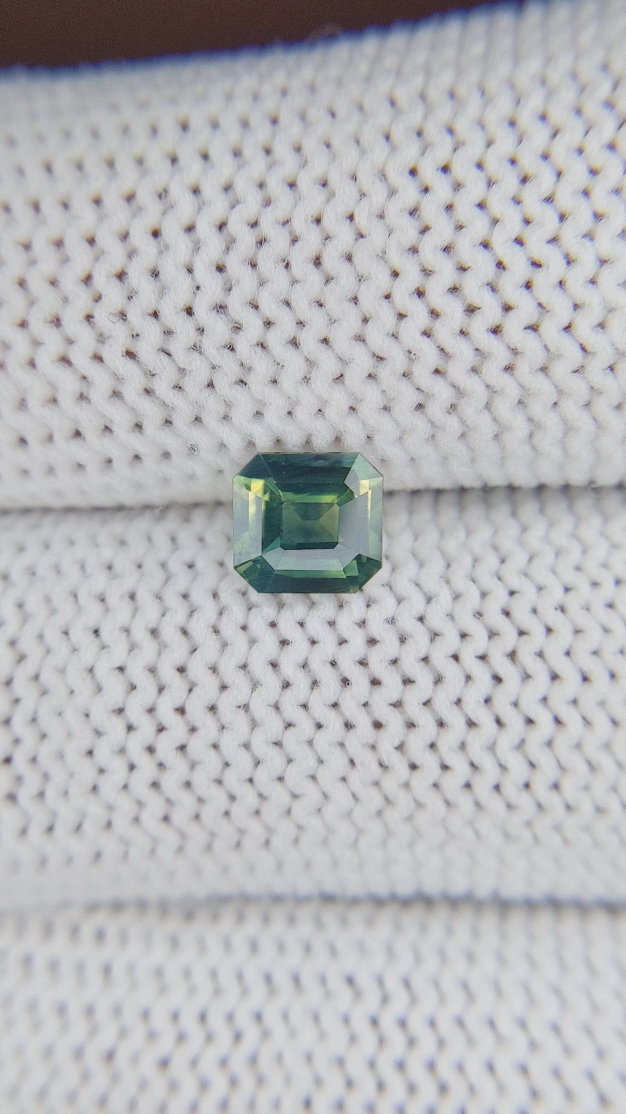 1.00 Ct. Bi Color Sapphire from Madagascar Size Video