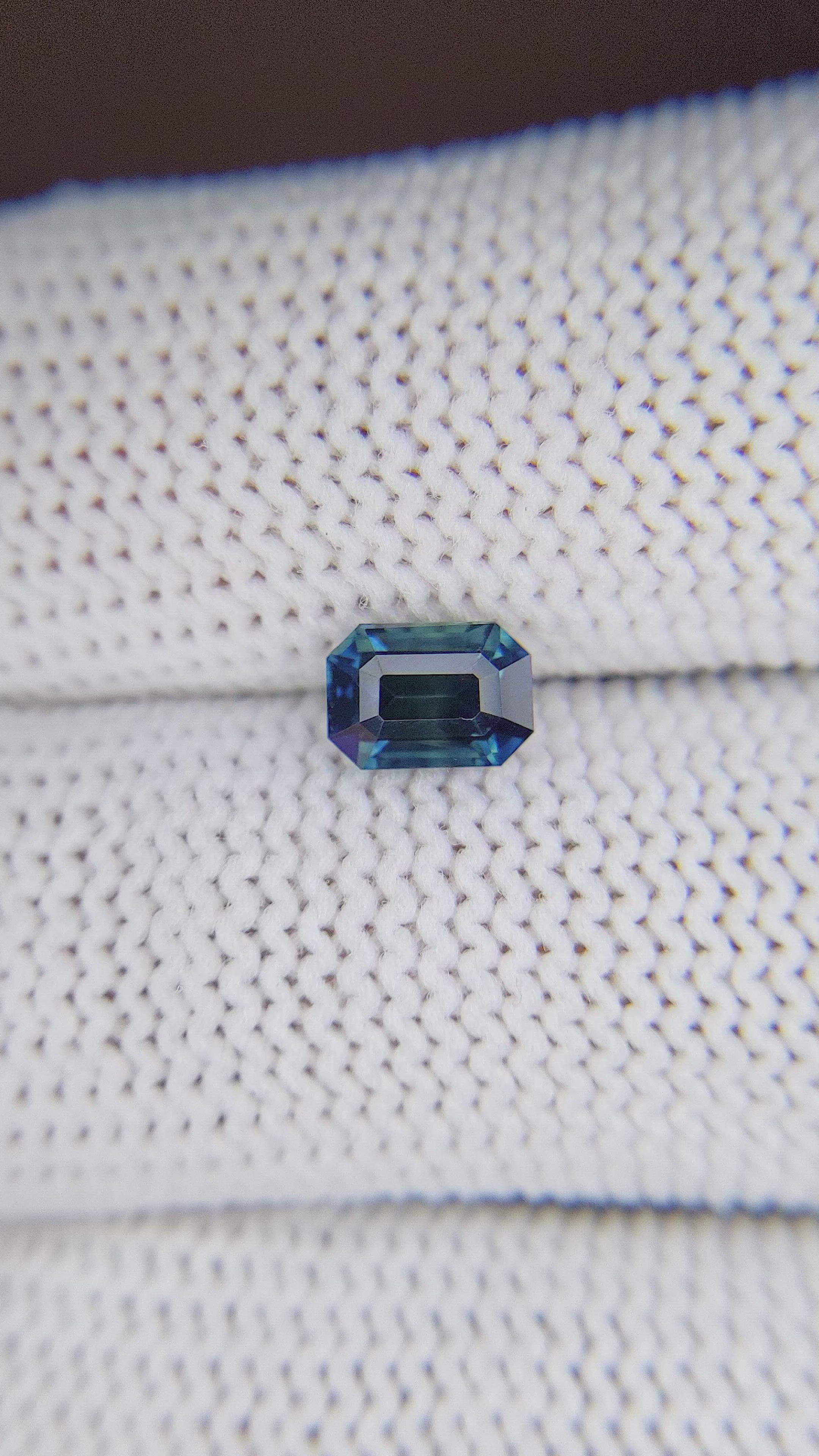 1.15 Ct. Bi Color / Parti Sapphire from Madagascar Size Video