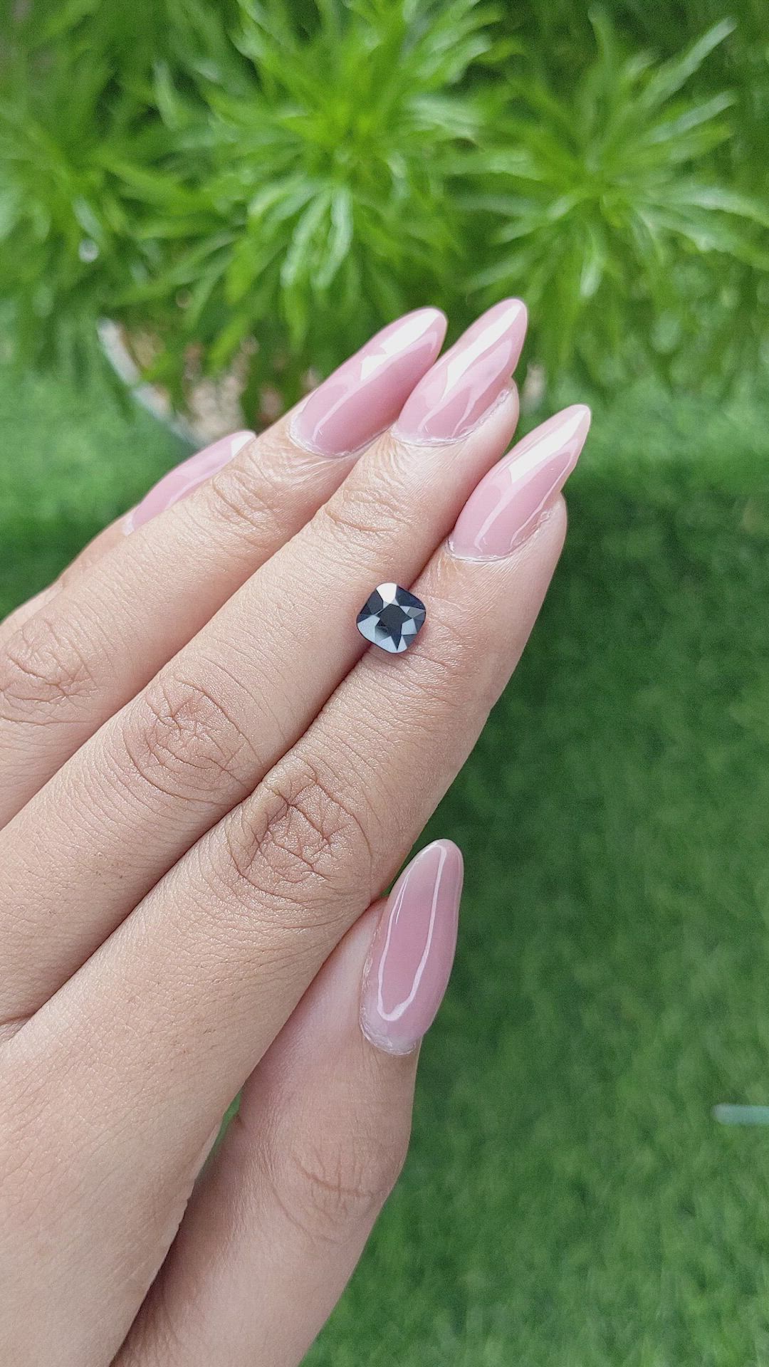 1.54 Ct. Greenish Blue Sapphire from Madagascar Size Video