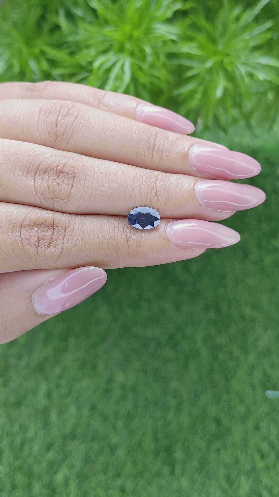 1.65 Ct. Blue Sapphire from Madagascar Size Video