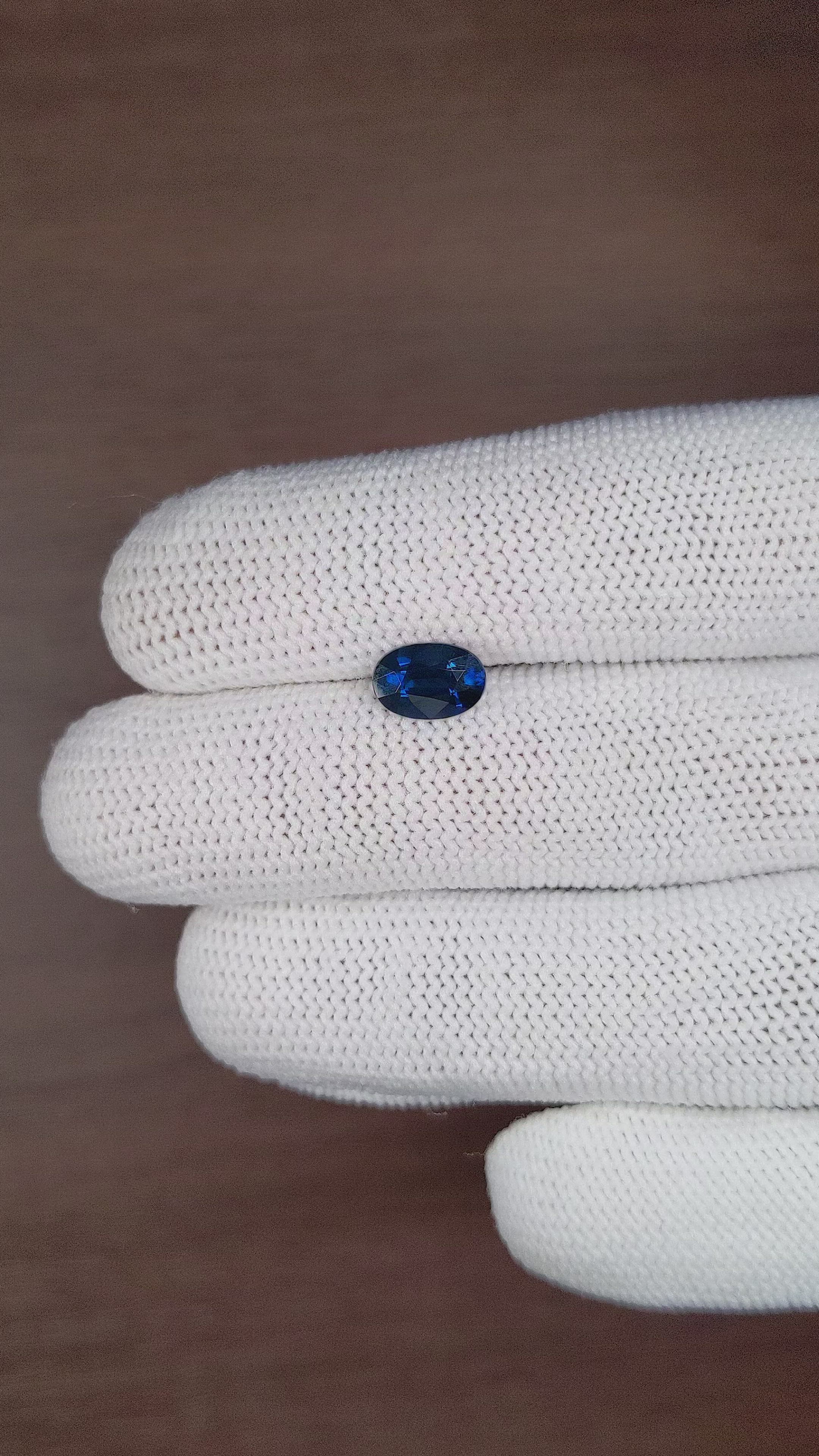 1.65 Ct. Blue Sapphire from Madagascar Size Video