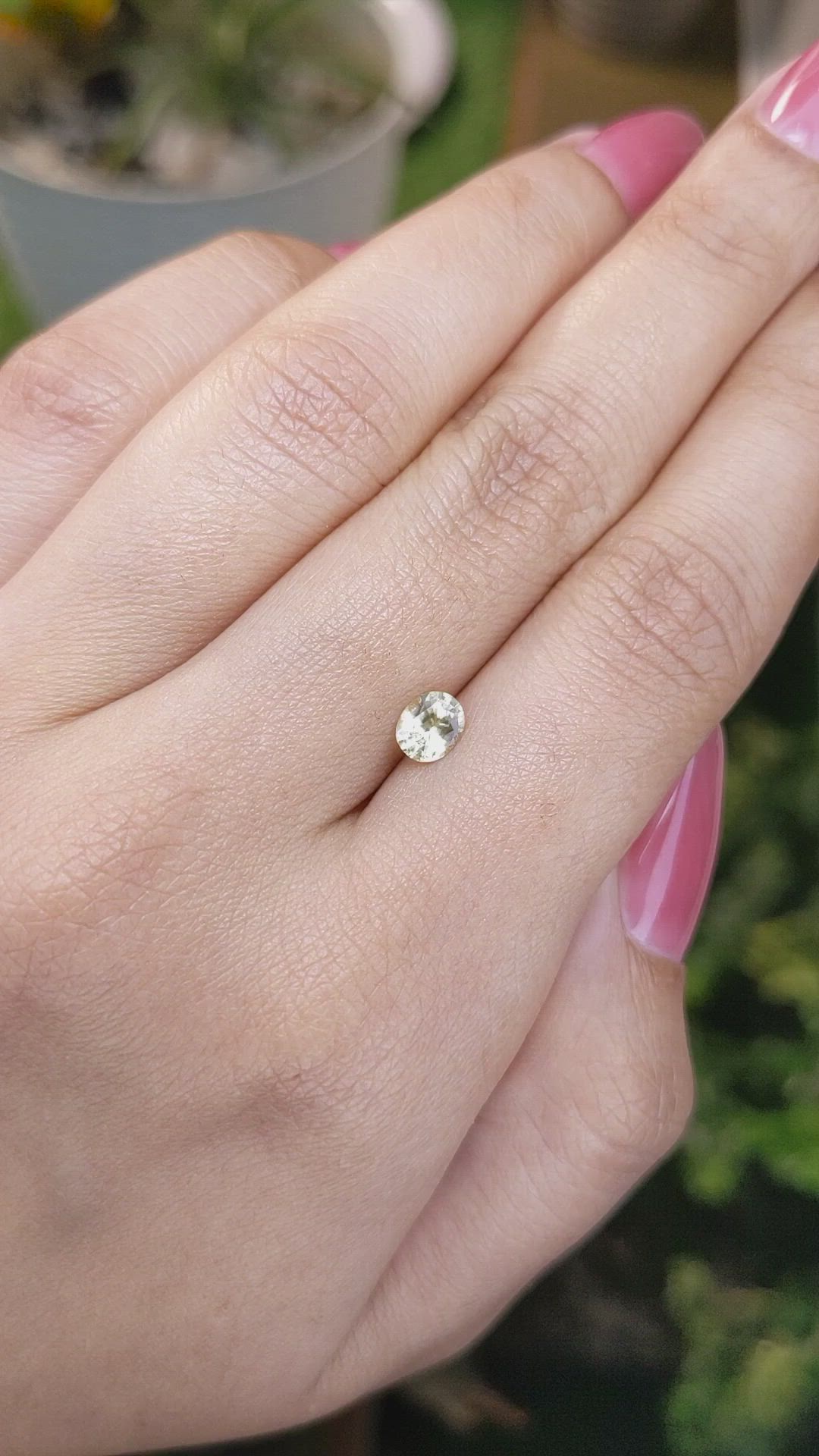 0.57 Ct. Yellow Sapphire from Ceylon (Sri Lanka) Size Video