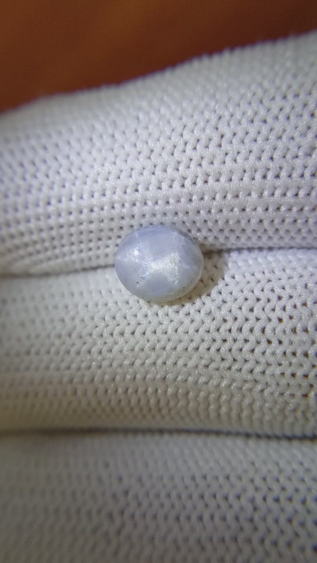 2.09 Ct. Bluish Grey Star Sapphire from Ceylon (Sri Lanka) Size Video