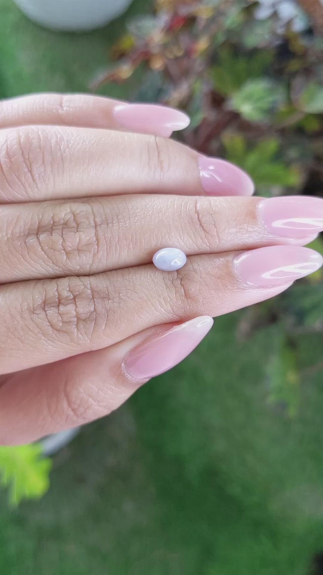 1.58 Ct. Grey Star Sapphire from Ceylon (Sri Lanka) Size Video