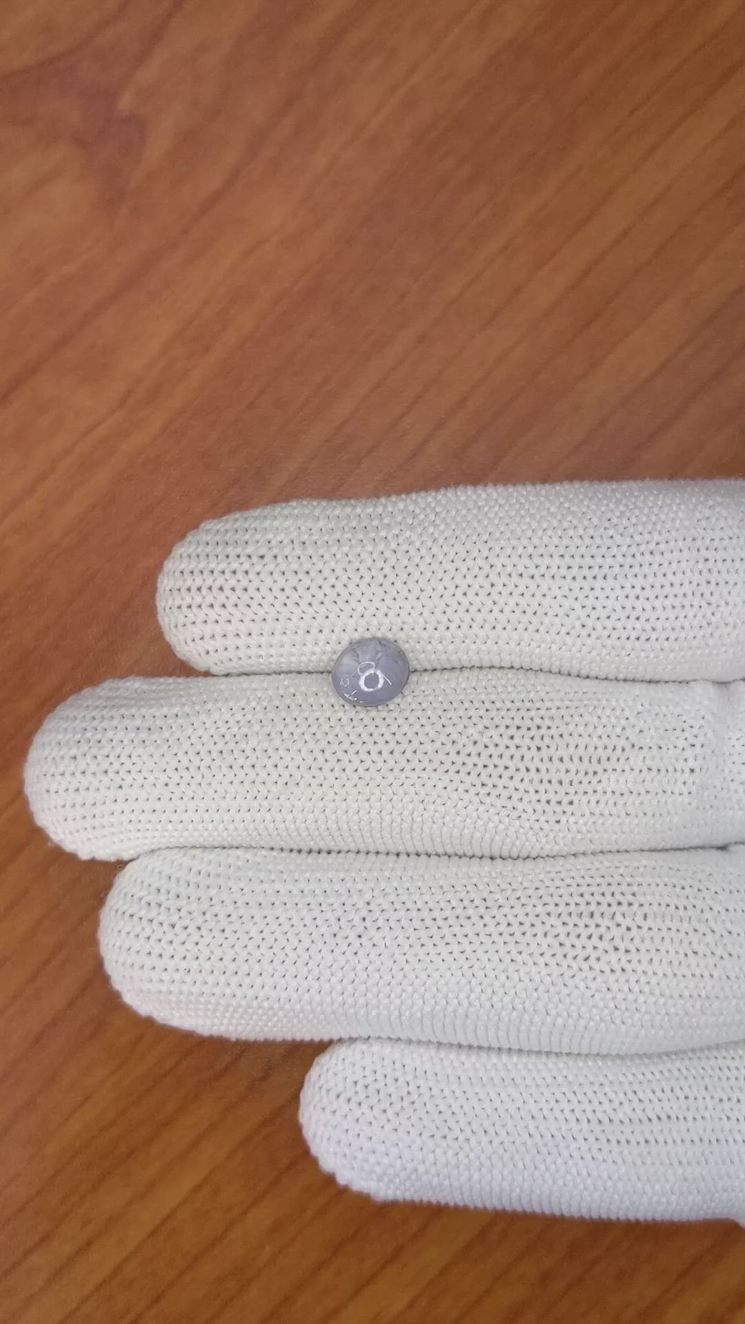 1.42 Ct. Violet Star Sapphire from Ceylon (Sri Lanka) Size Video