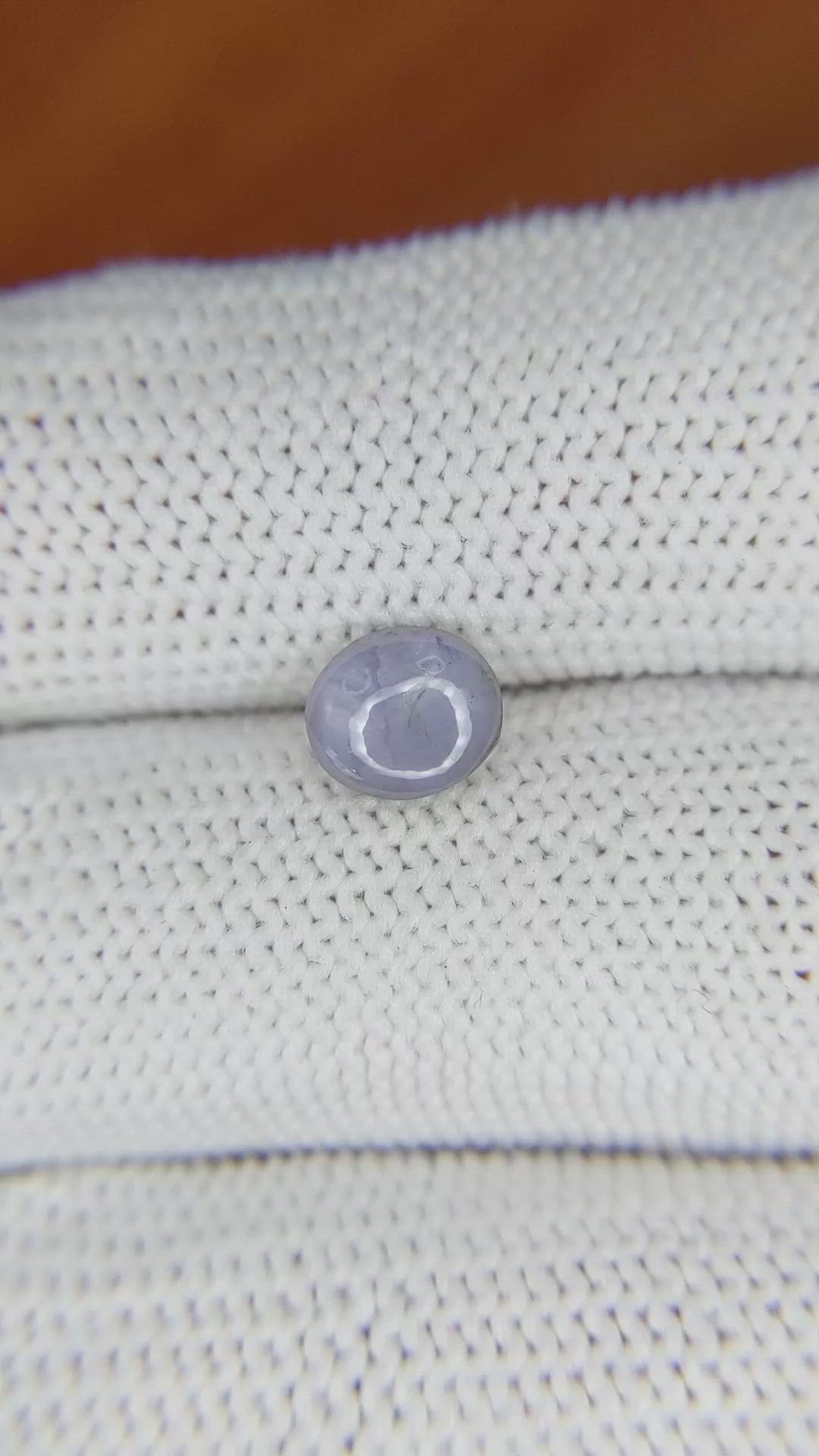 1.42 Ct. Violet Star Sapphire from Ceylon (Sri Lanka) Size Video