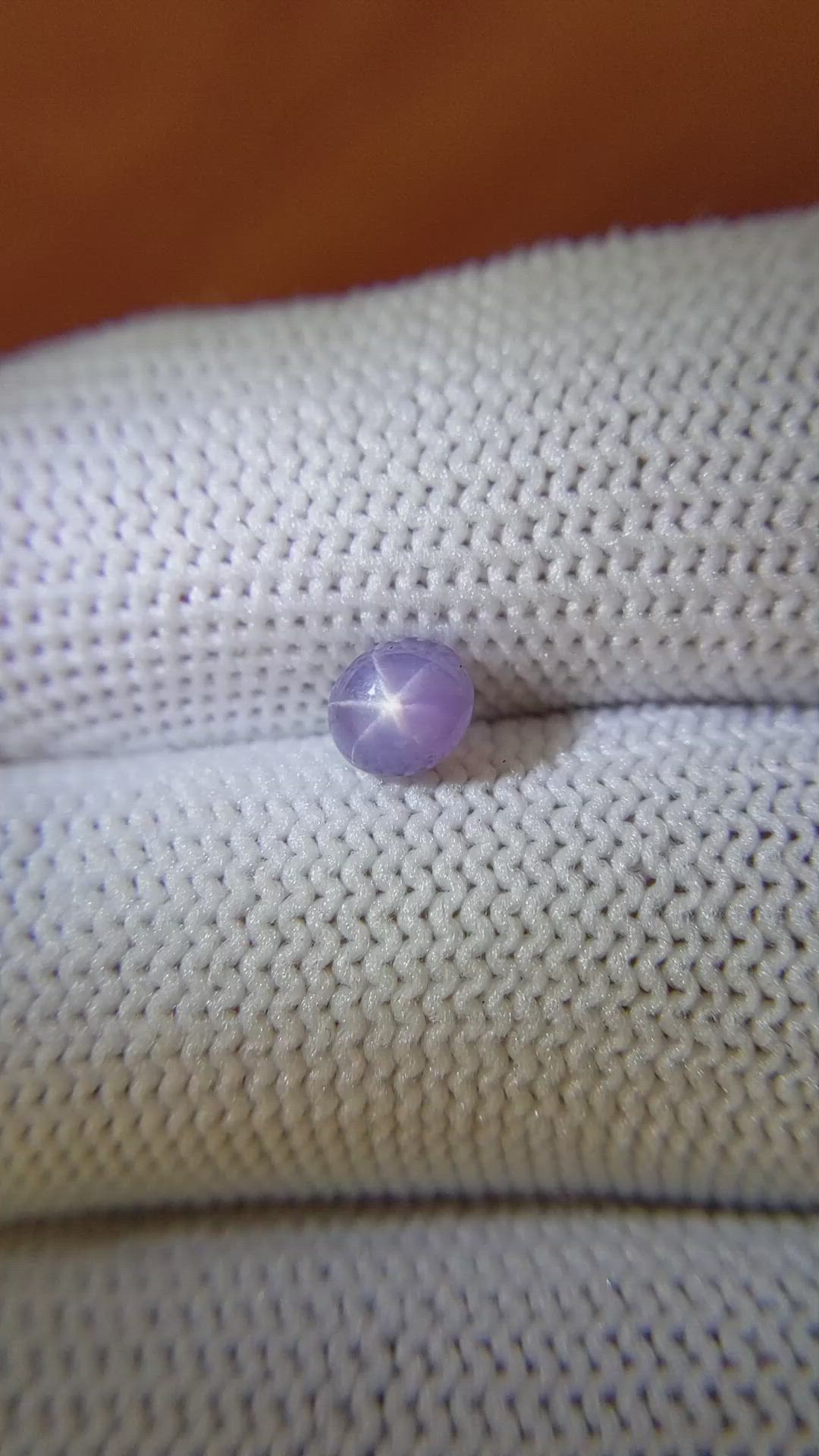 1.19 Ct. Purple Star Sapphire from Ceylon (Sri Lanka) Size Video