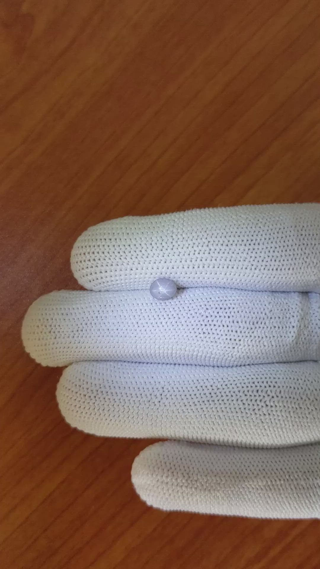 0.82 Ct. Grey Star Sapphire from Ceylon (Sri Lanka) Size Video