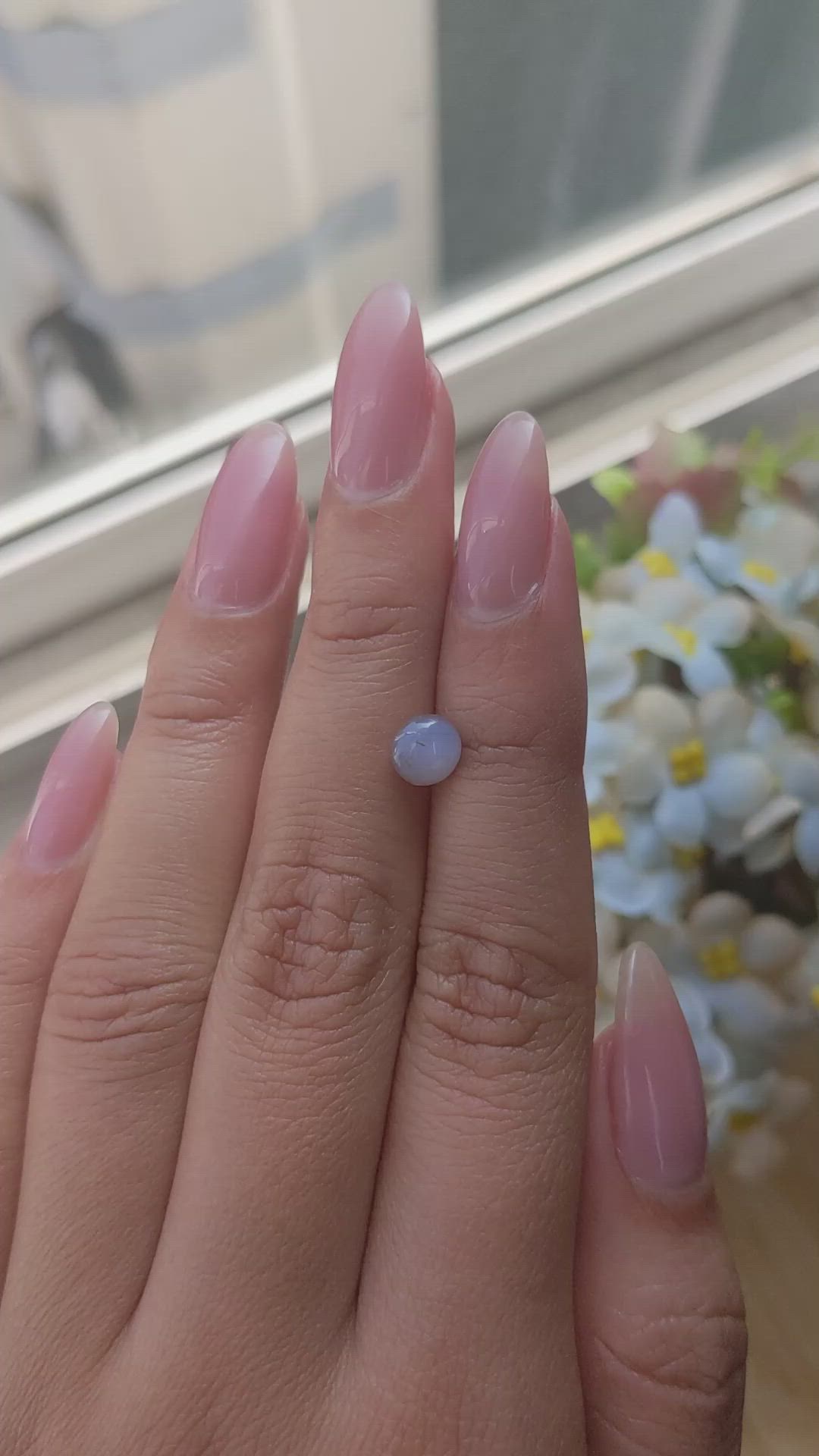 1.47 Ct. Purple Star Sapphire from Ceylon (Sri Lanka) Size Video