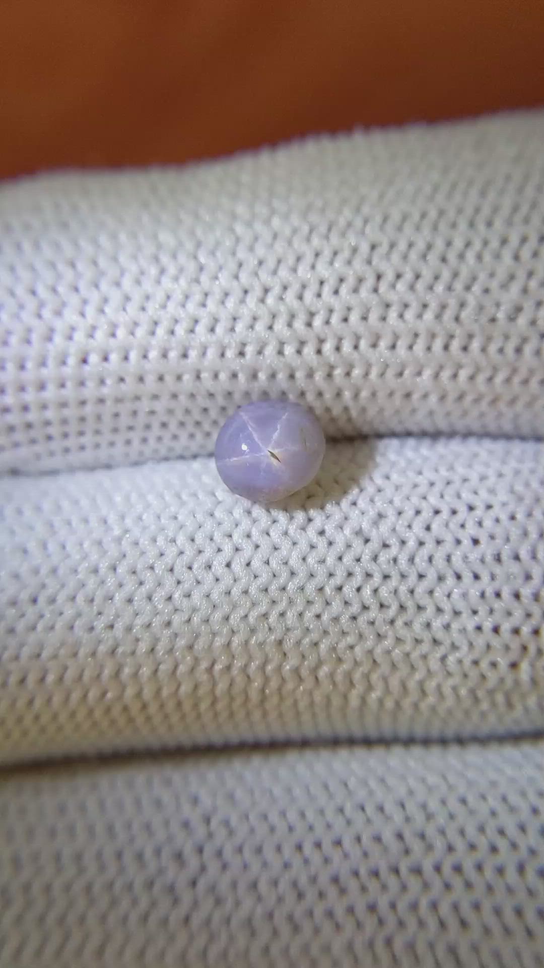 1.47 Ct. Purple Star Sapphire from Ceylon (Sri Lanka) Size Video