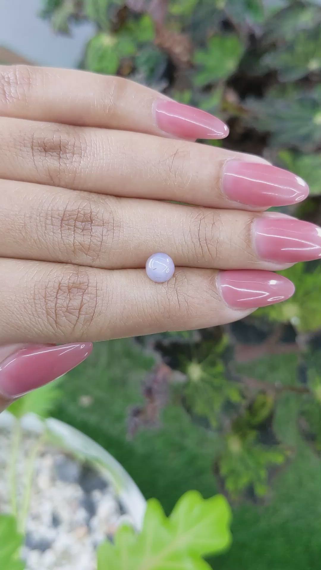 1.47 Ct. Purple Star Sapphire from Ceylon (Sri Lanka) Size Video