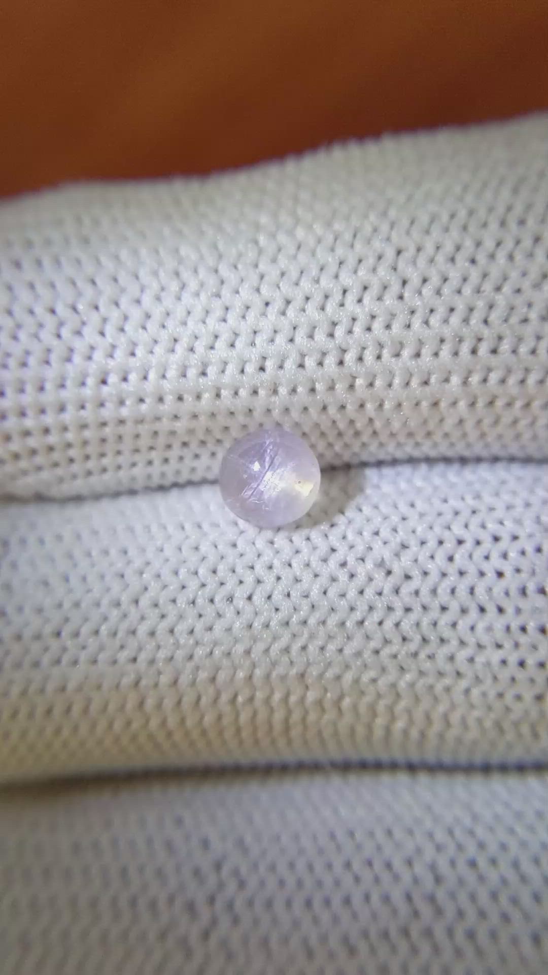 1.18 Ct. Violet Star Sapphire from Ceylon (Sri Lanka) Size Video