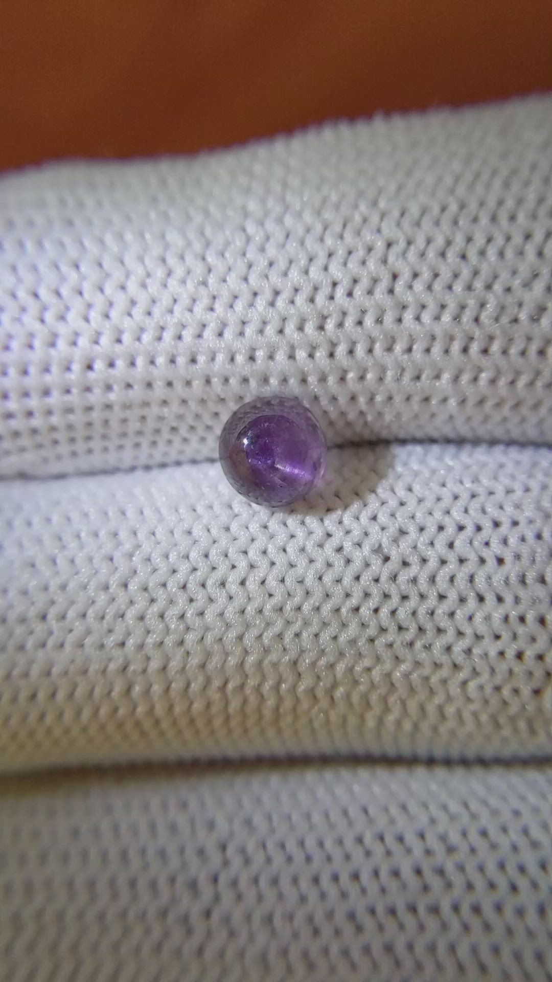 1.42 Ct. Purple Cabochon Sapphire from Ceylon (Sri Lanka) Size Video