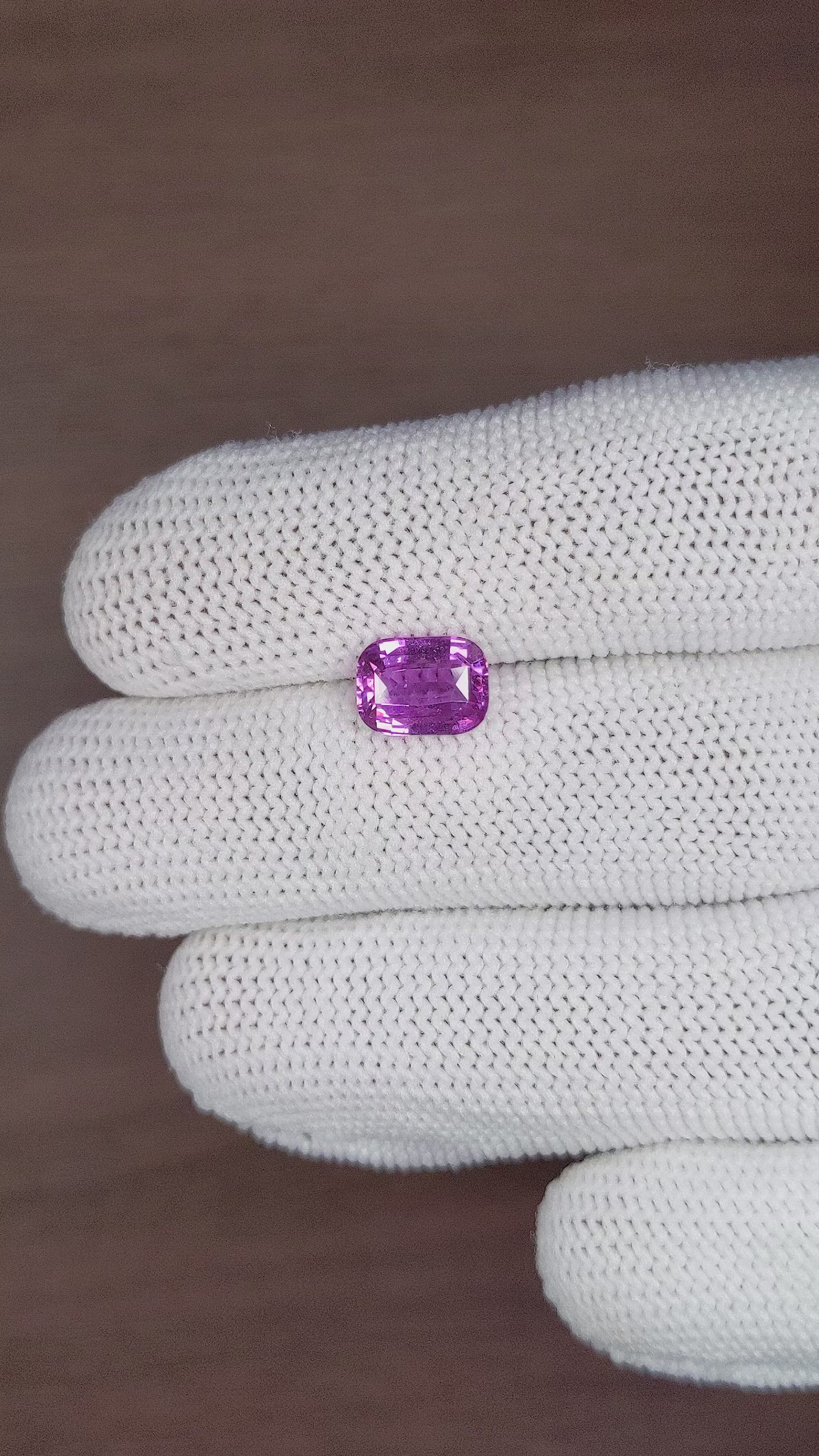 2.57 Ct. Purple Sapphire from Madagascar Size Video